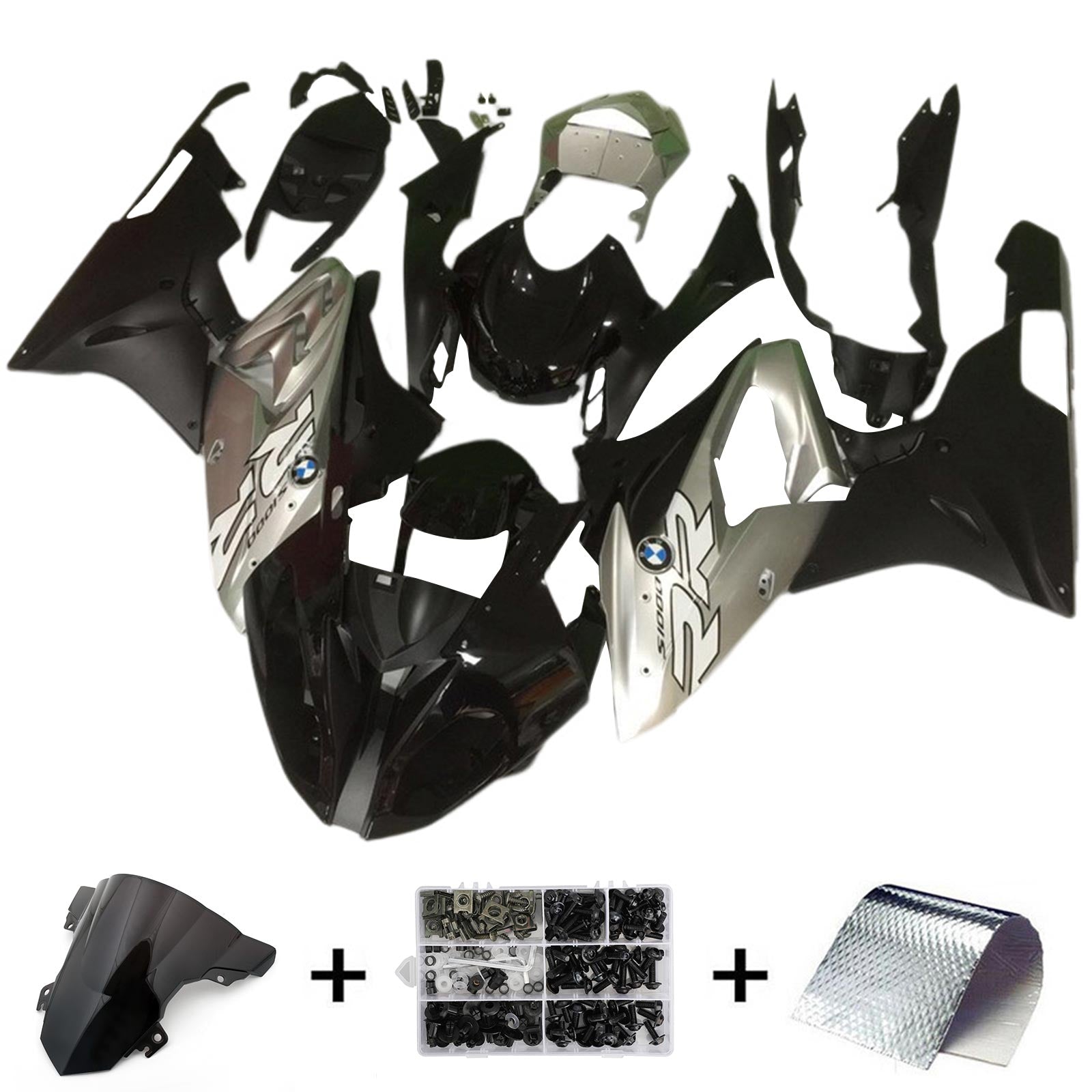 2017-2018 BMW S1000RR Kit de carénage Kit de carrosserie en plastique