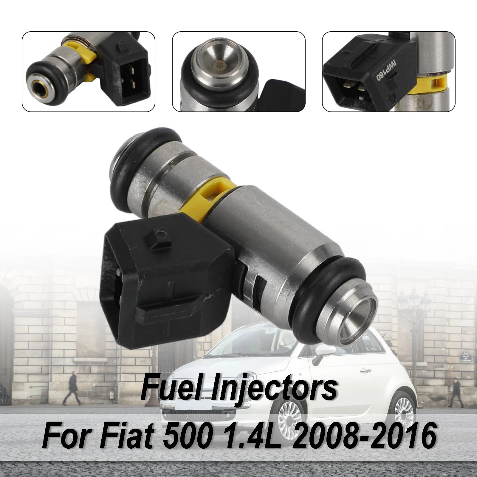 1ks palivové vstrekovače IWP160 Fit Fiat Punto 500 Doblo Qubo Fit Ford KA