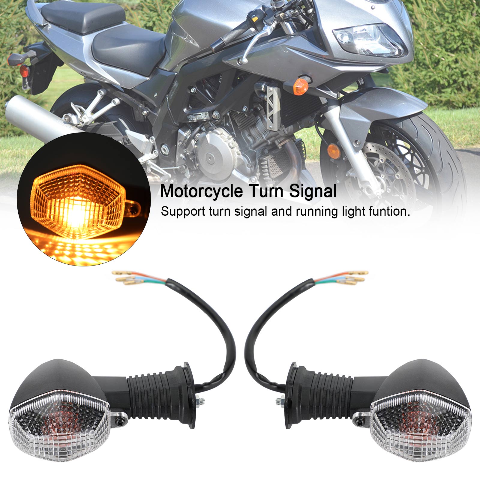 Turn Signal Blinker Indicator Lights for Suzuki SV 650S 2003- 2016
