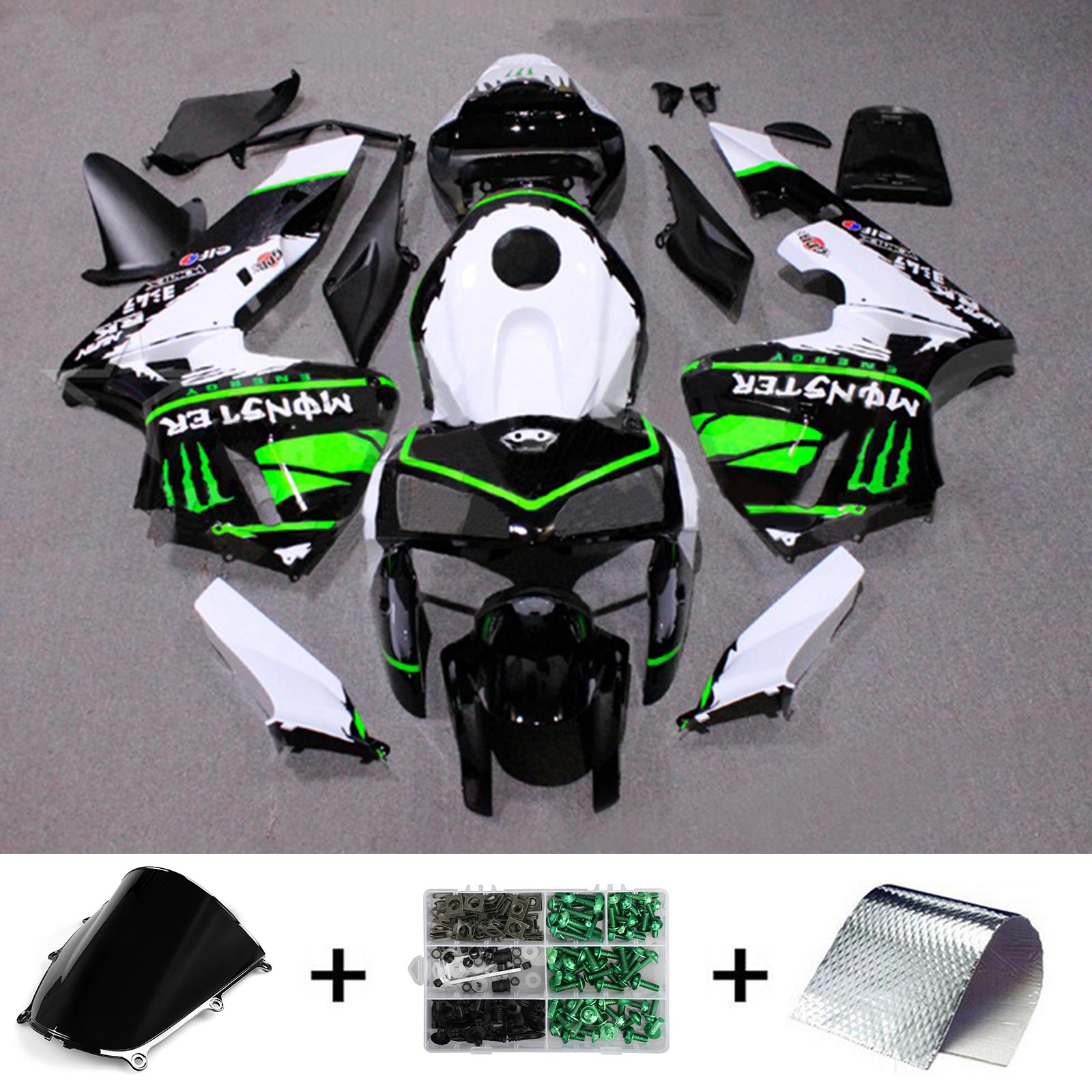 2005-2006 Honda CBR600RR F5 Kit de carénage carrosserie plastique ABS