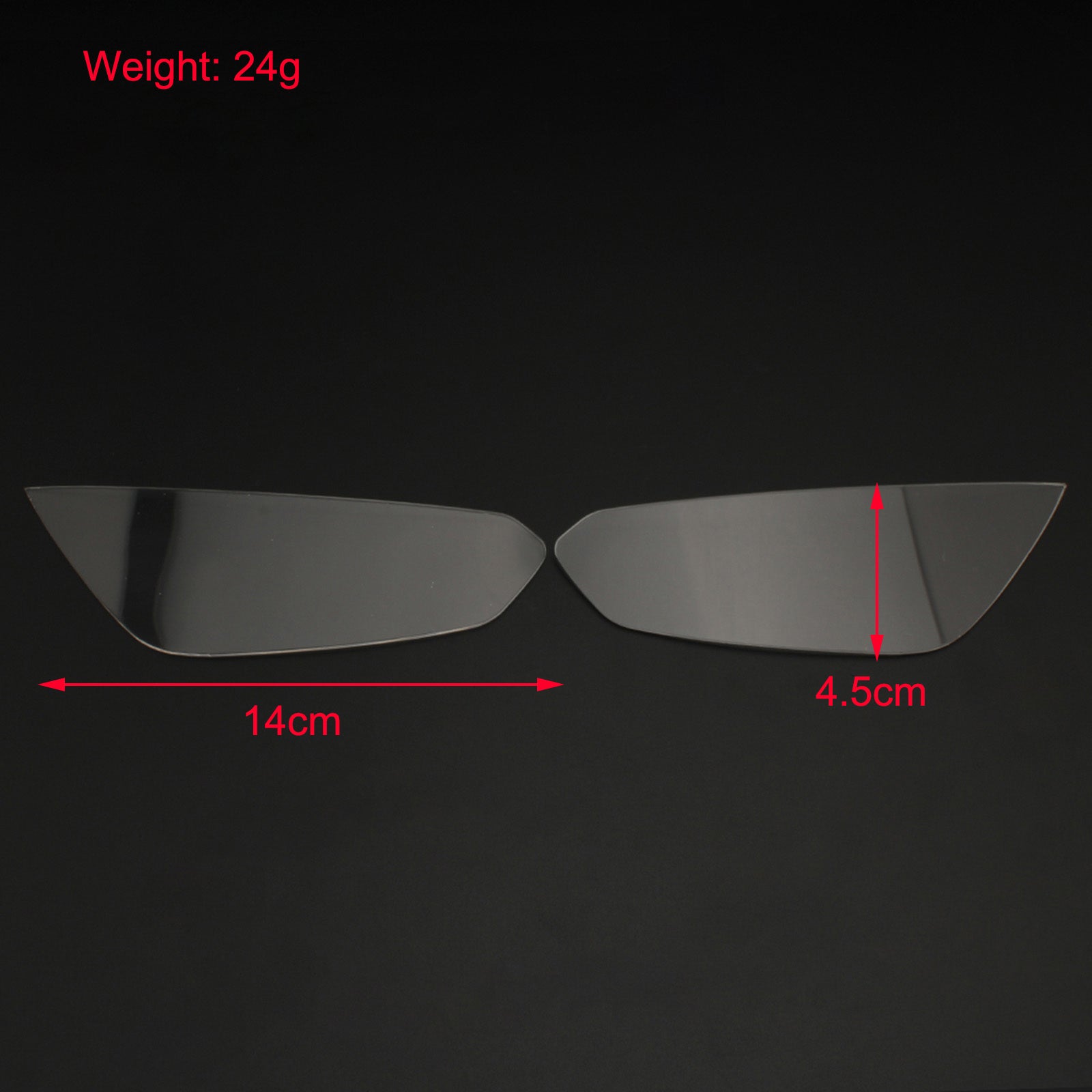 Protector de lente de faro delantero para Kawasaki Z1000 Z1000R 14-21, humo genérico