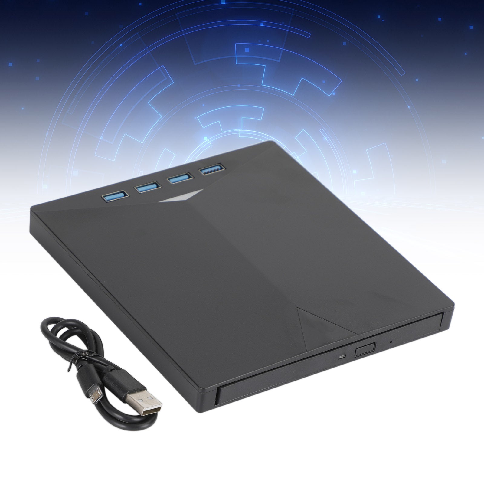USB Type-C 7 i 1 Extern Ray Disc Writer Reader BD CD DVD Drive USB 3.0 Extern CD/DVD-enhet för Laptop 7 i 1 USB 3.0 DVD-spelare bärbar brännare Extern DVD-enhet