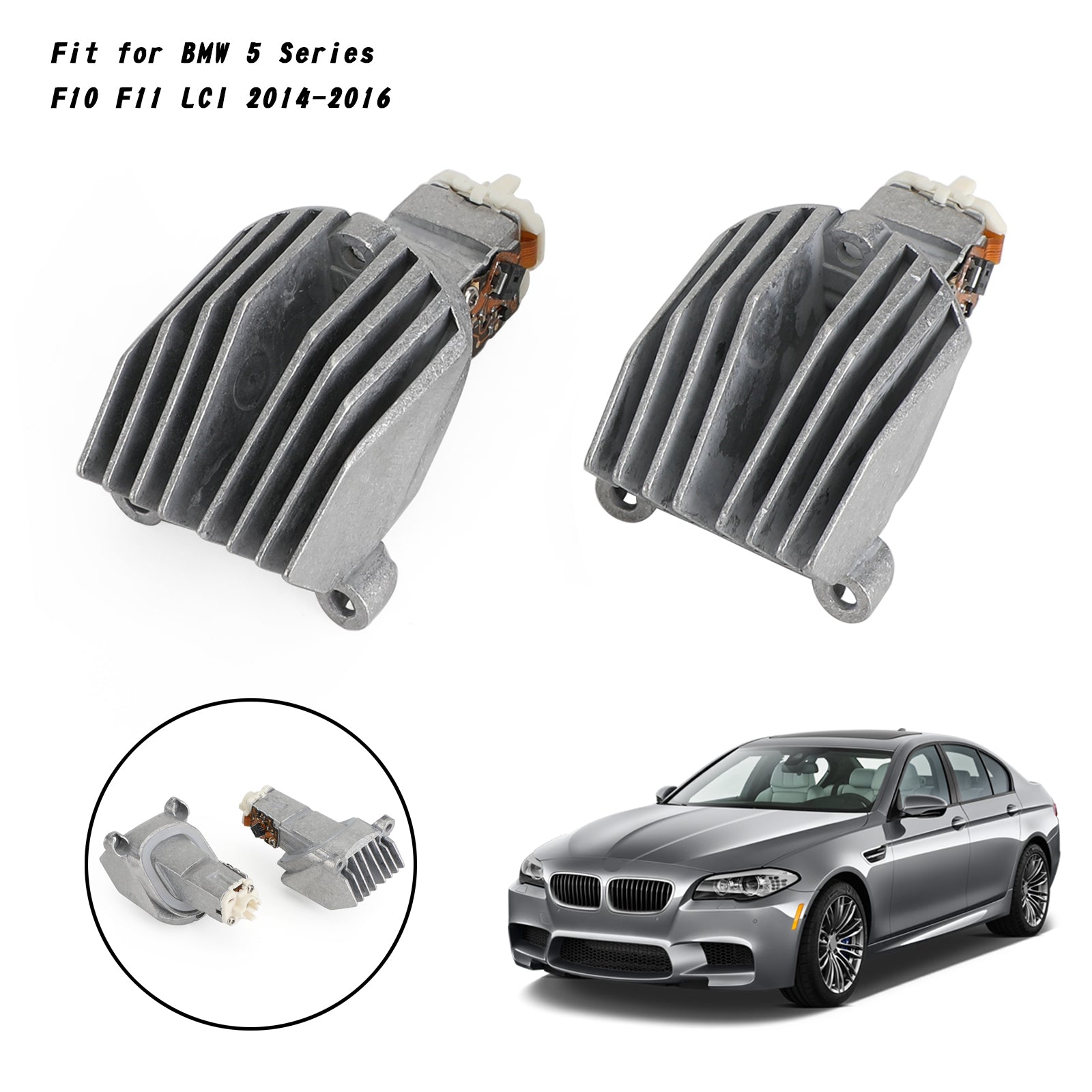 2 stuks BMW 528i 2.0L 2014-2016 DRL LED-module 63117343876