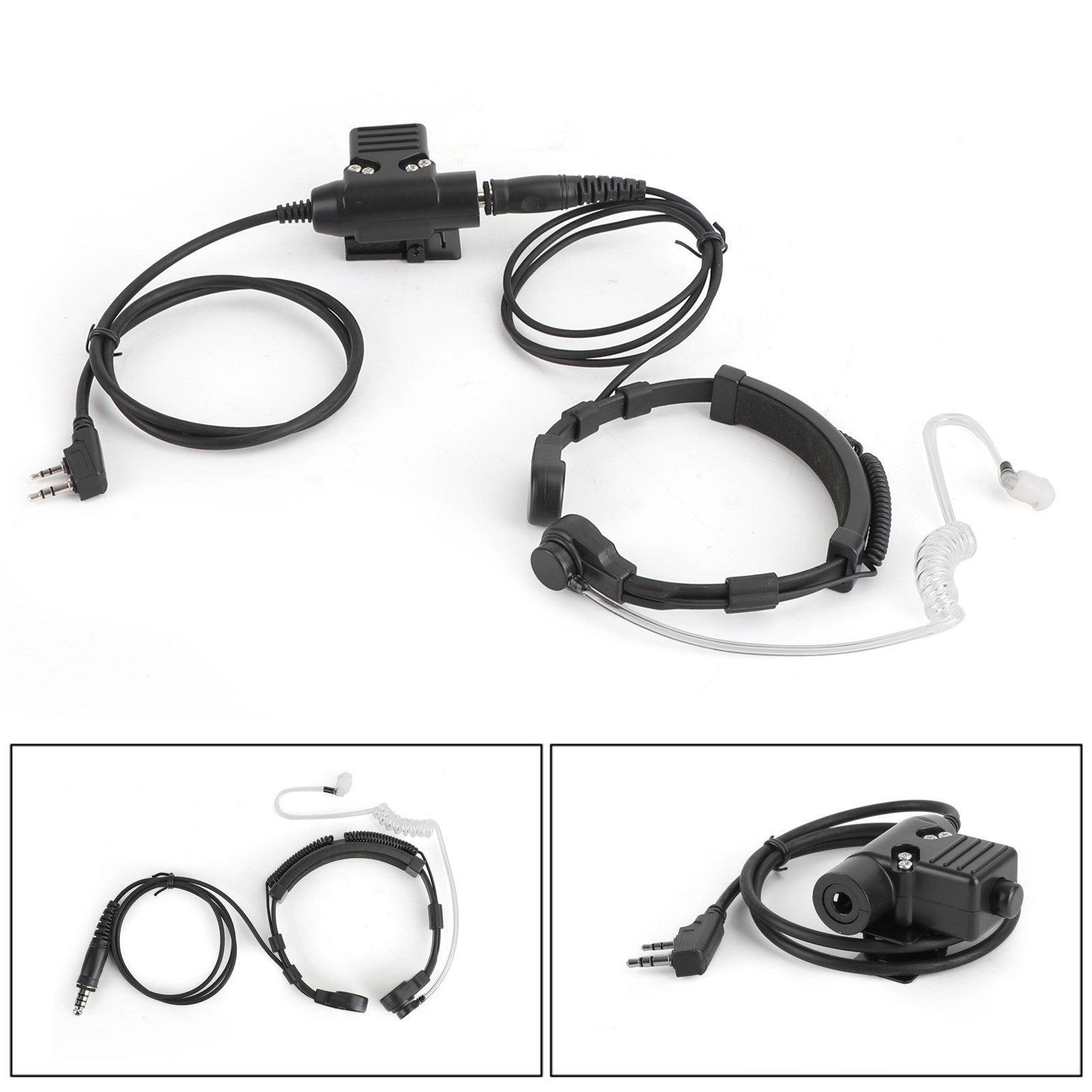 Keelmicrofoon Microfoon Headset Geschikt voor TK3107 TK3207 TK3160 BaoFeng UV5R UV-82