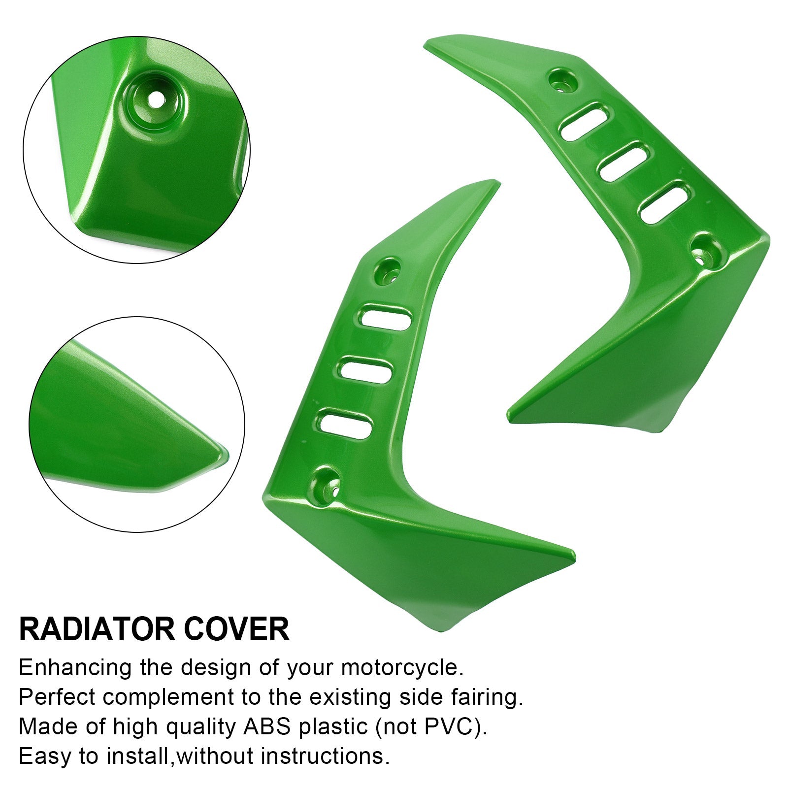 Panel chrániča krytu motocyklového chladiča pre kawasaki Z750 2004-2007 generický