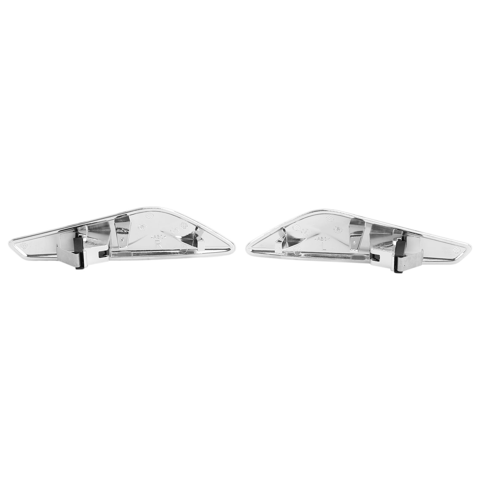 Paar Chrome Front Side Spatbord Trim Finisher 51117338569/570 Voor BMW F25 F26 X3 Generiek