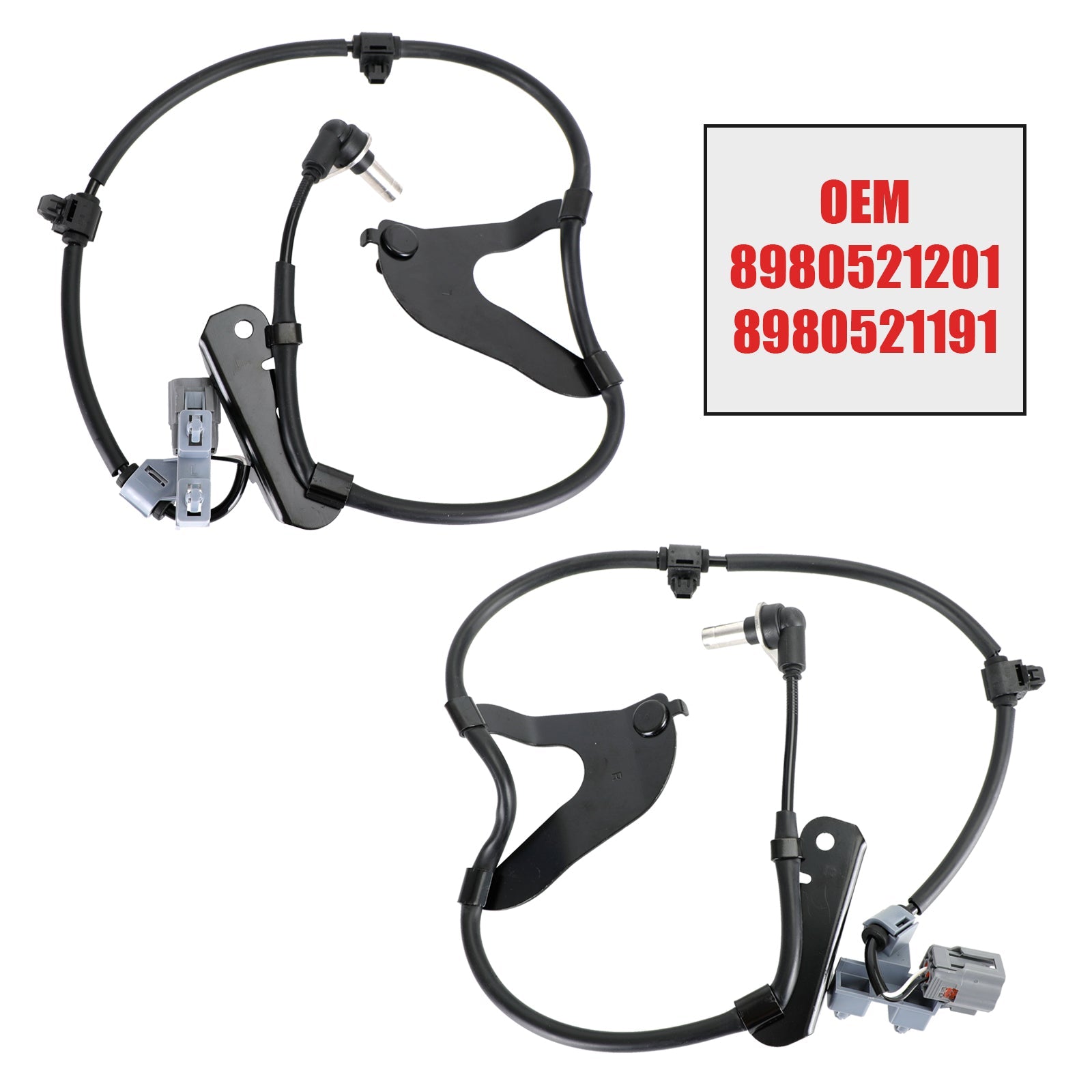 2脳ABS Wheel Speed Sensor Front L & R For Isuzu D-Max 2.5 Twin Turbo 2012-2019 Generic