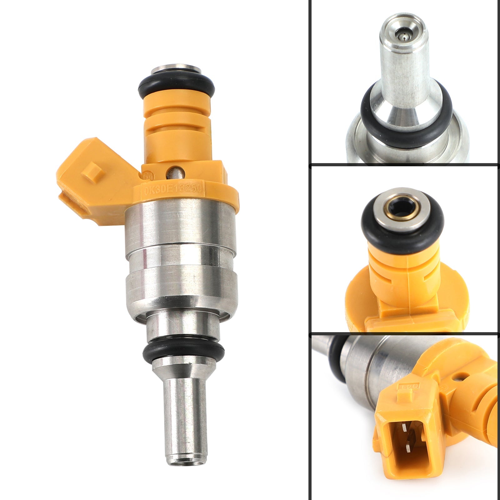 1pcs drivstoffinjektorer 0K30E13250 FIT KIA RIO 1.6L L4 2001-2005 FJ640 Generic