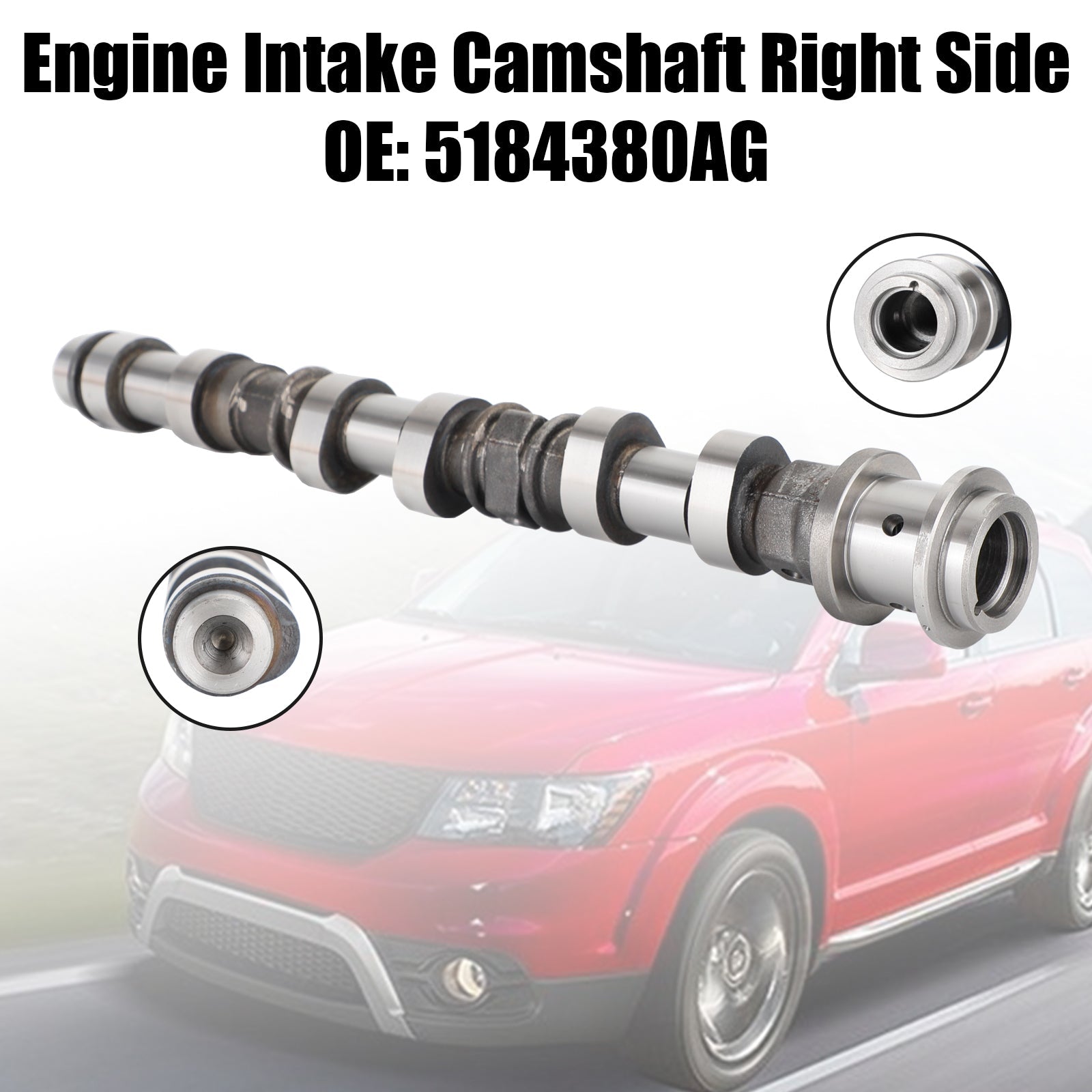 Arbre à cames d'admission de moteur Dodge Ram 3,6 L côté droit 5184380AG Fedex Express