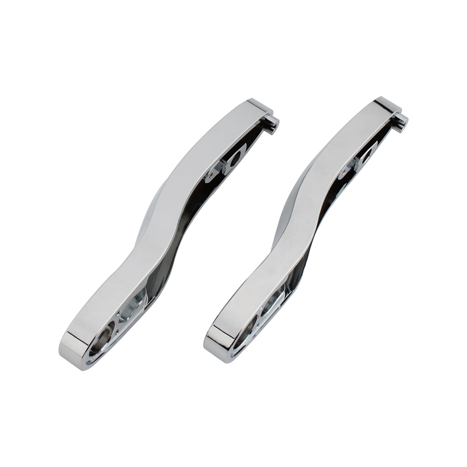 Kit de reubicación de placa de matrícula de soporte de extensión de señal de giro apto para Softail 00-20 negro