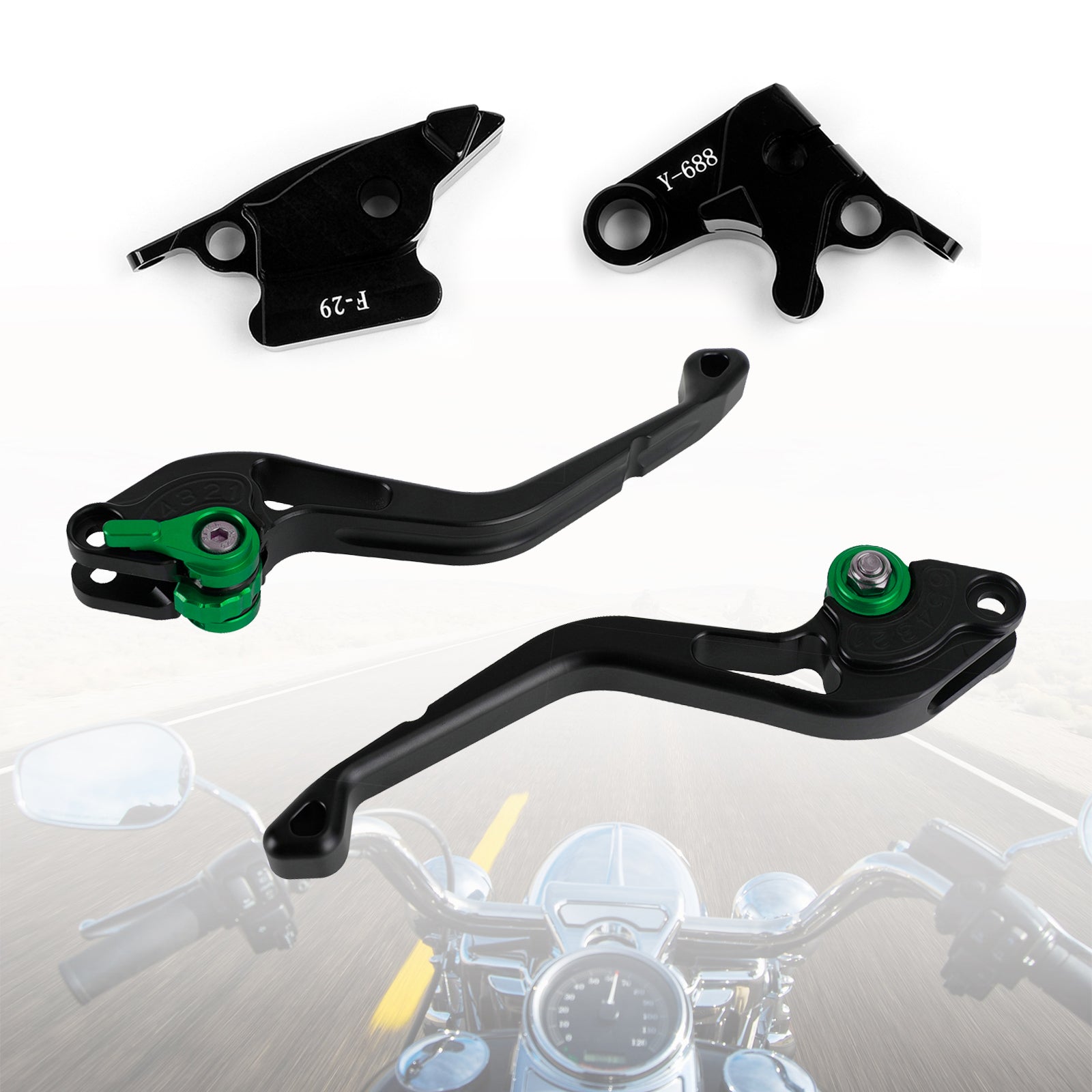 Honda CBR600RR 03-06 CBR954RR 02-2003 NUEVA palanca de freno de embrague corta