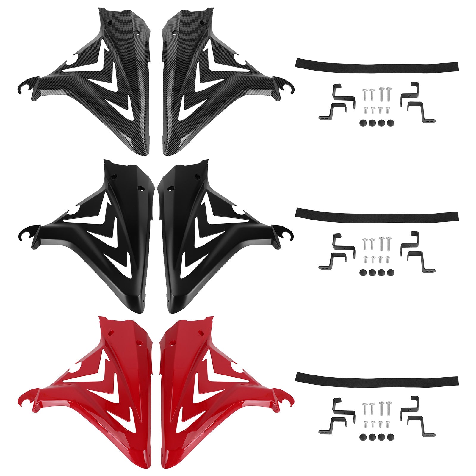 Sidorramskyddspaneler mässor Cowls för Honda CBR650R 2019 2020 2021 Generic