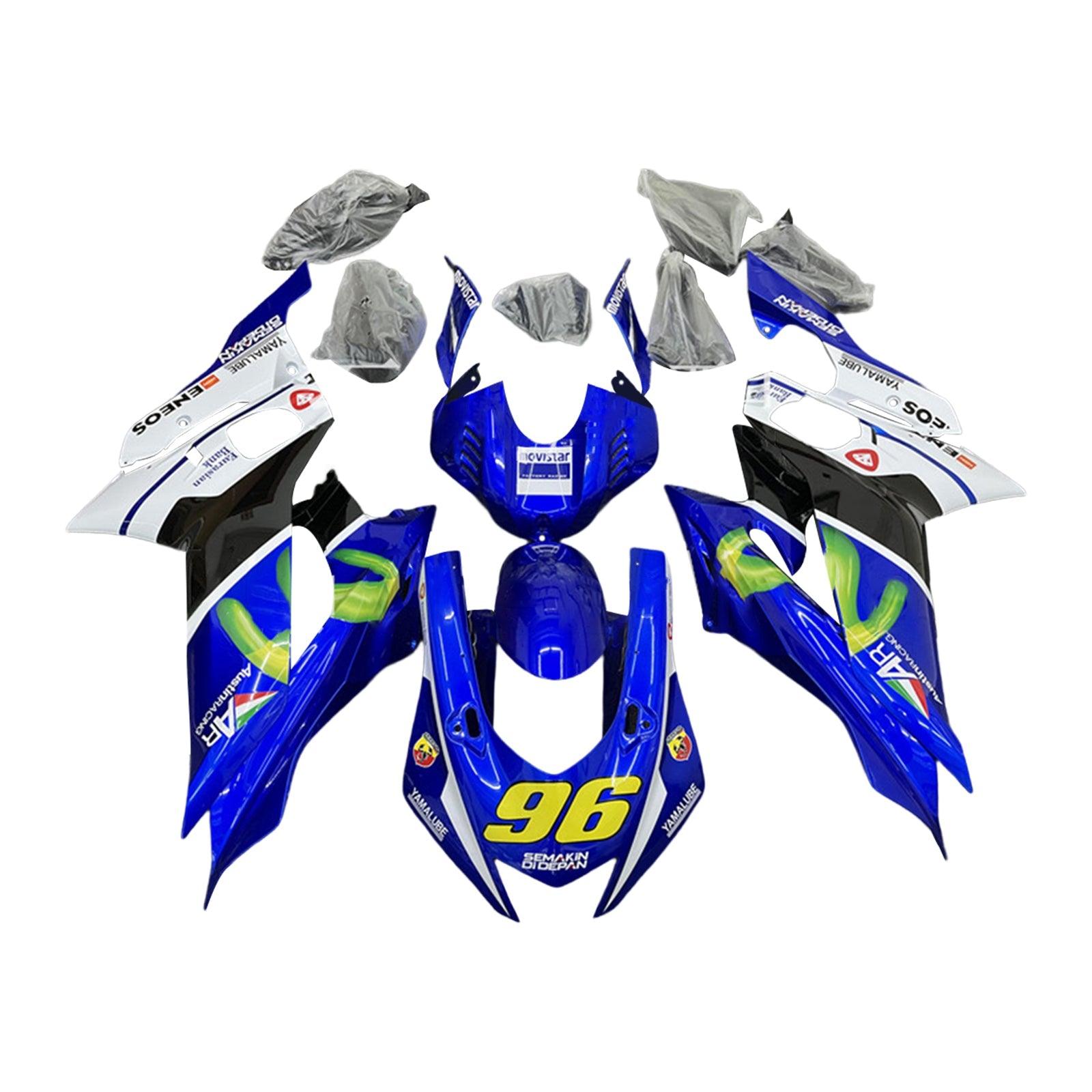 2017-2022 Yamaha yzf-r6 Kit de carénage kit de carrosserie en plastique