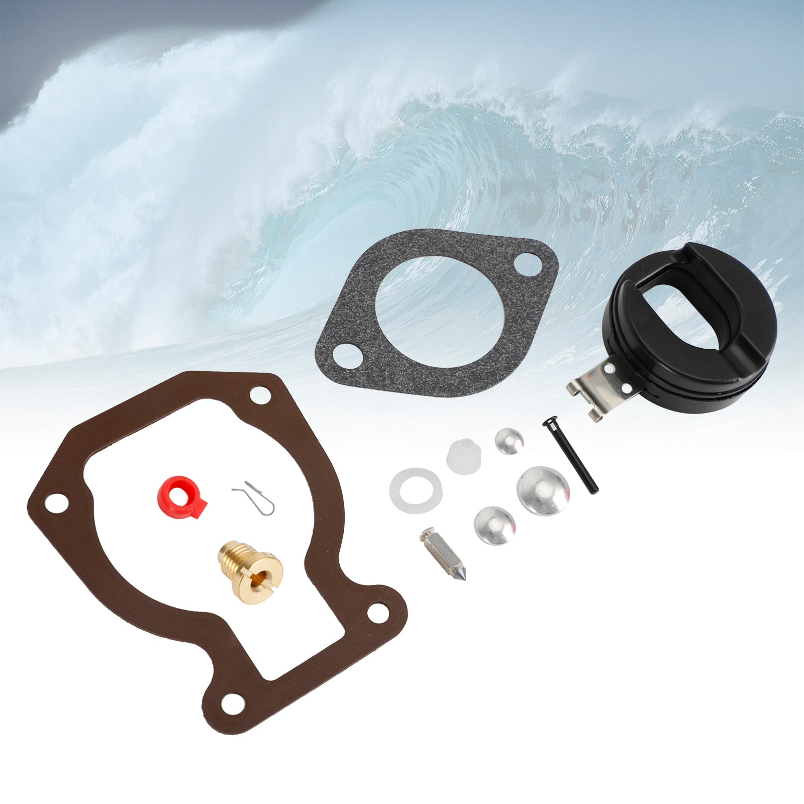 Förgasare Carb Rebuild Kit Fit för Johnson Evanrude 9,9 hk 15 hk 1974-88 398453