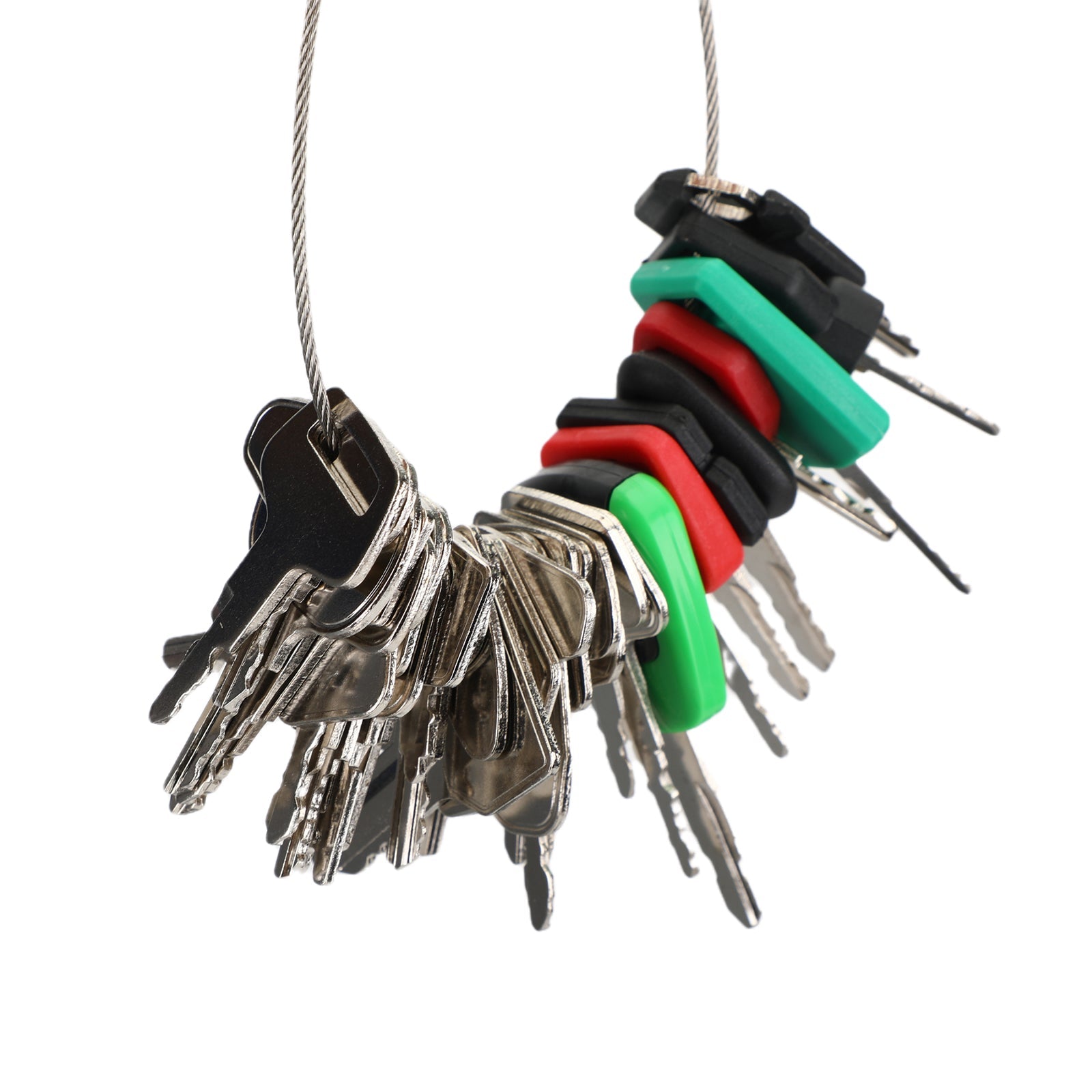 Jeu de clés de contact pour matériel de construction lourd, 35 pièces, pour caisse de chat JD Komatsu