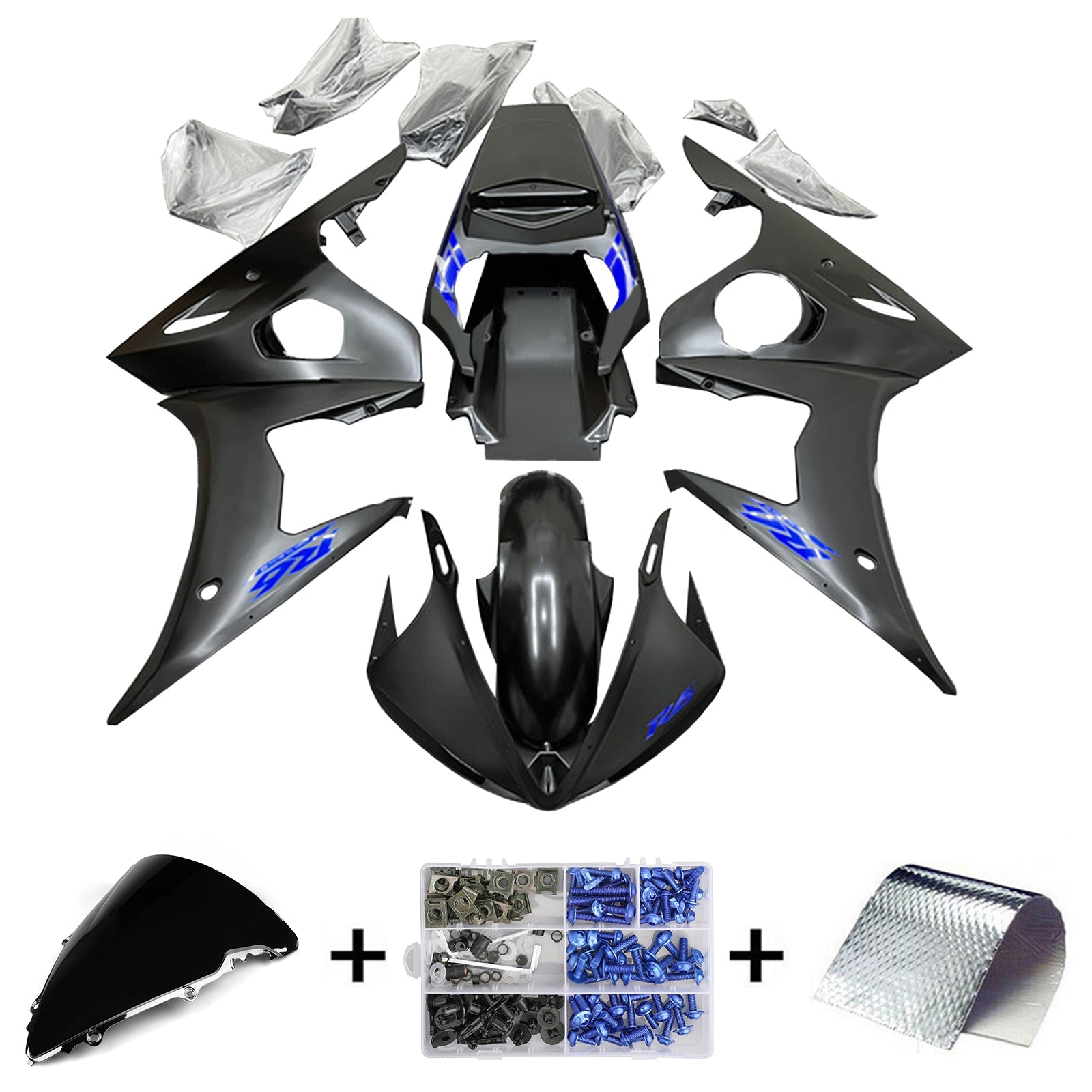 2003-2004 YAMAHA YZF 600 R6 2006-2009 R6S FAIRING KIT BODYWORK