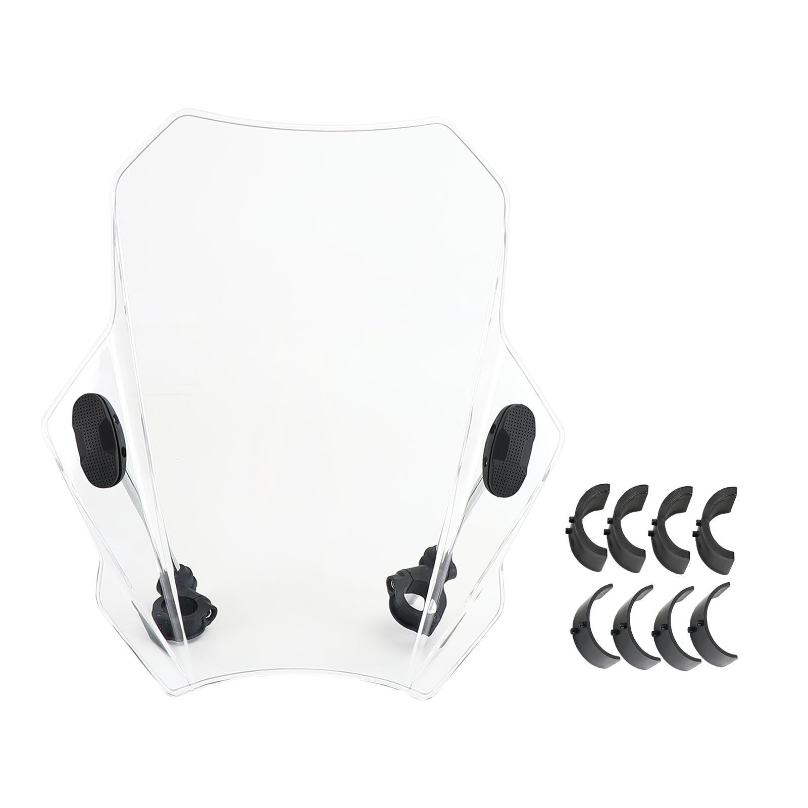 Parabrisas Universal para motocicleta, parabrisas ajustable, manillar de 22MM, 25MM y 28MM