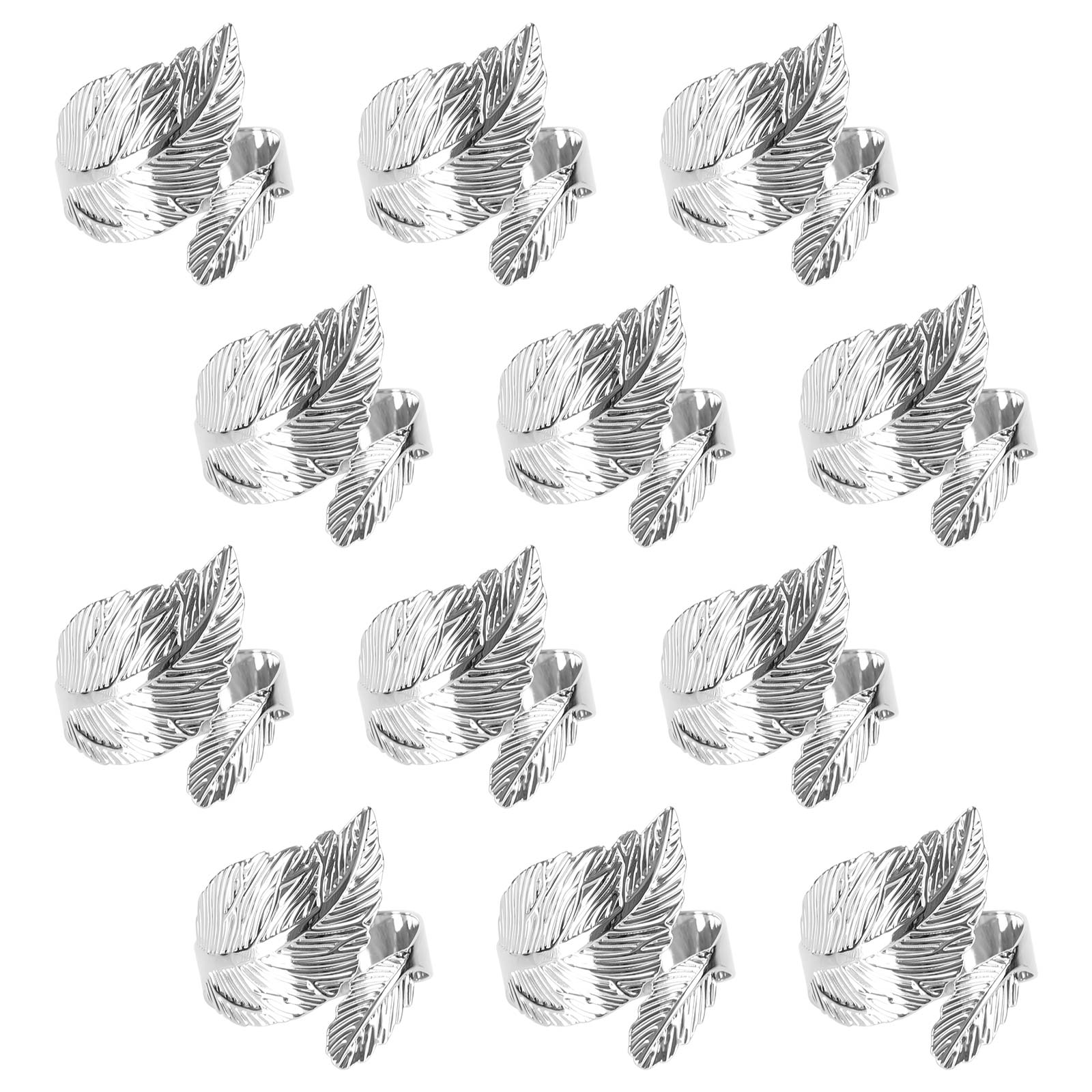 6-12pcs serviett ringer blomster serviettholder serviett spenne