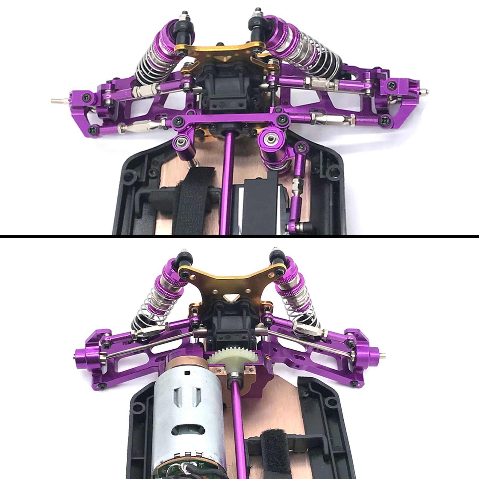 12stuppgraderingar RC Parts Kit för WLTOYS 144001 144002 124016 124017 124018 124019