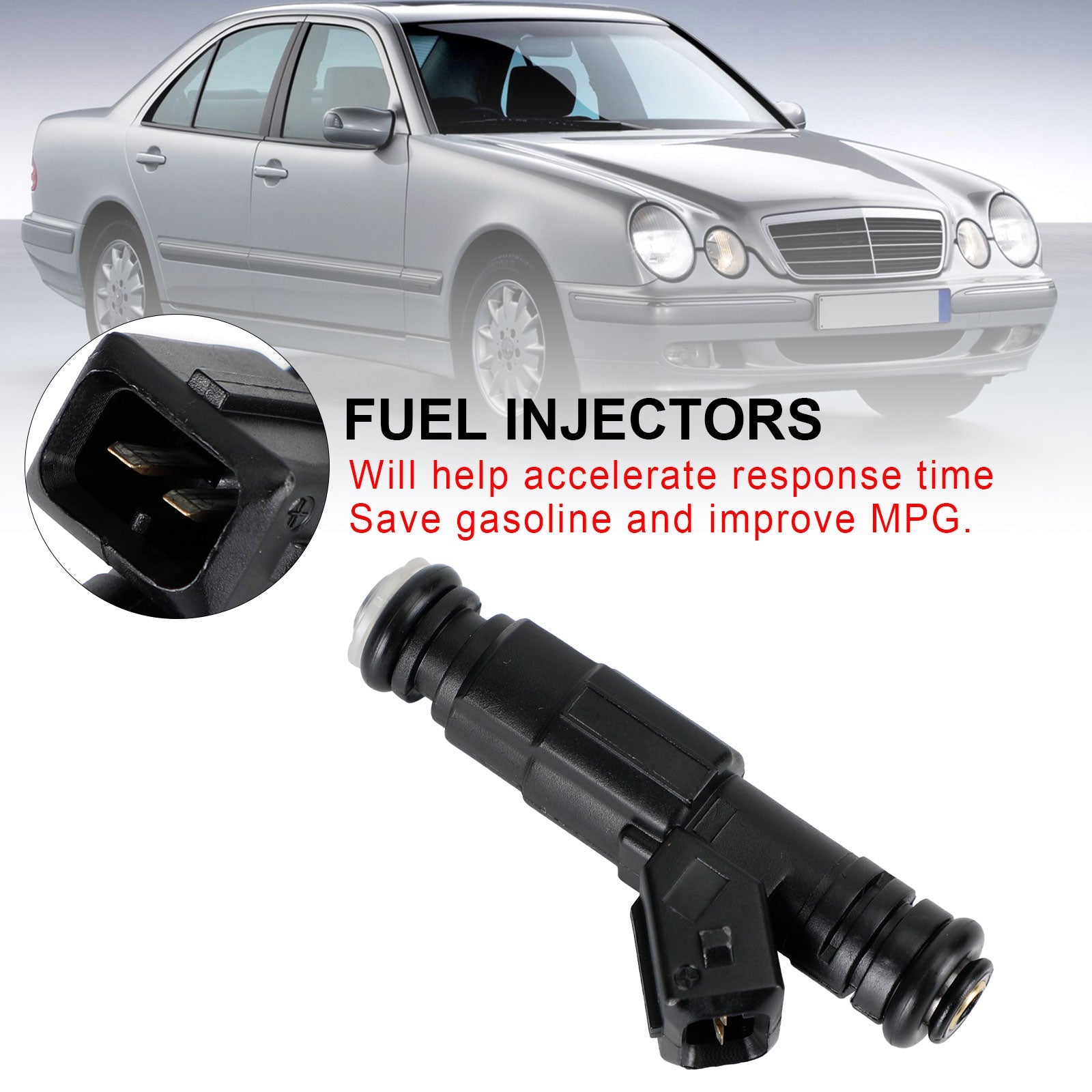 1 pièce Mercedes-Benz W124 R129 W140 W202 W210 Injecteur de carburant 0280155821