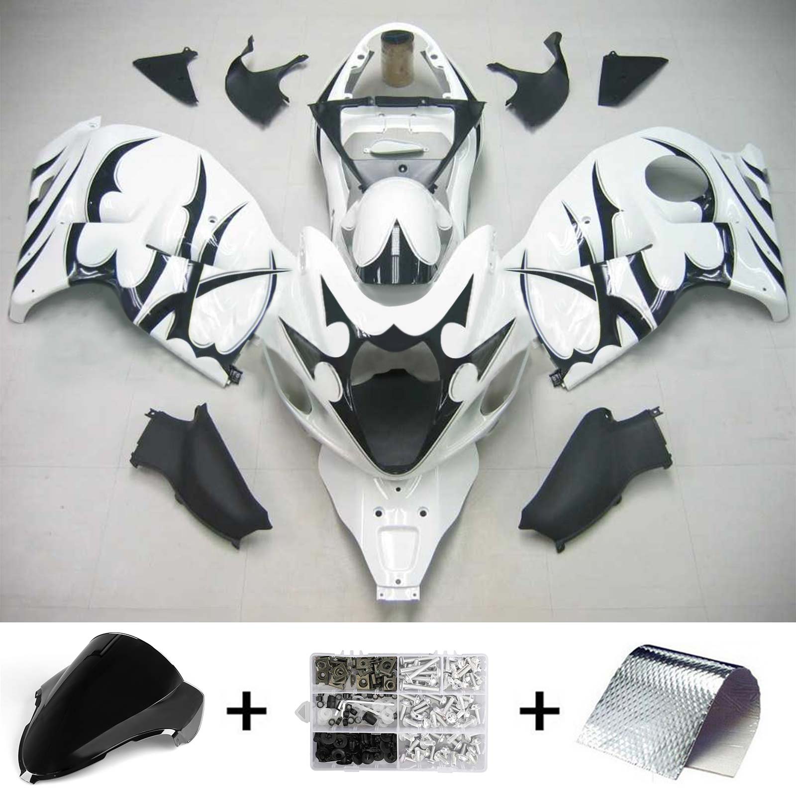 1999-2007 Suzuki Hayabusa GSX1300 Kit de carénage injection Amotopart Bodywork Plastic Abs # 125
