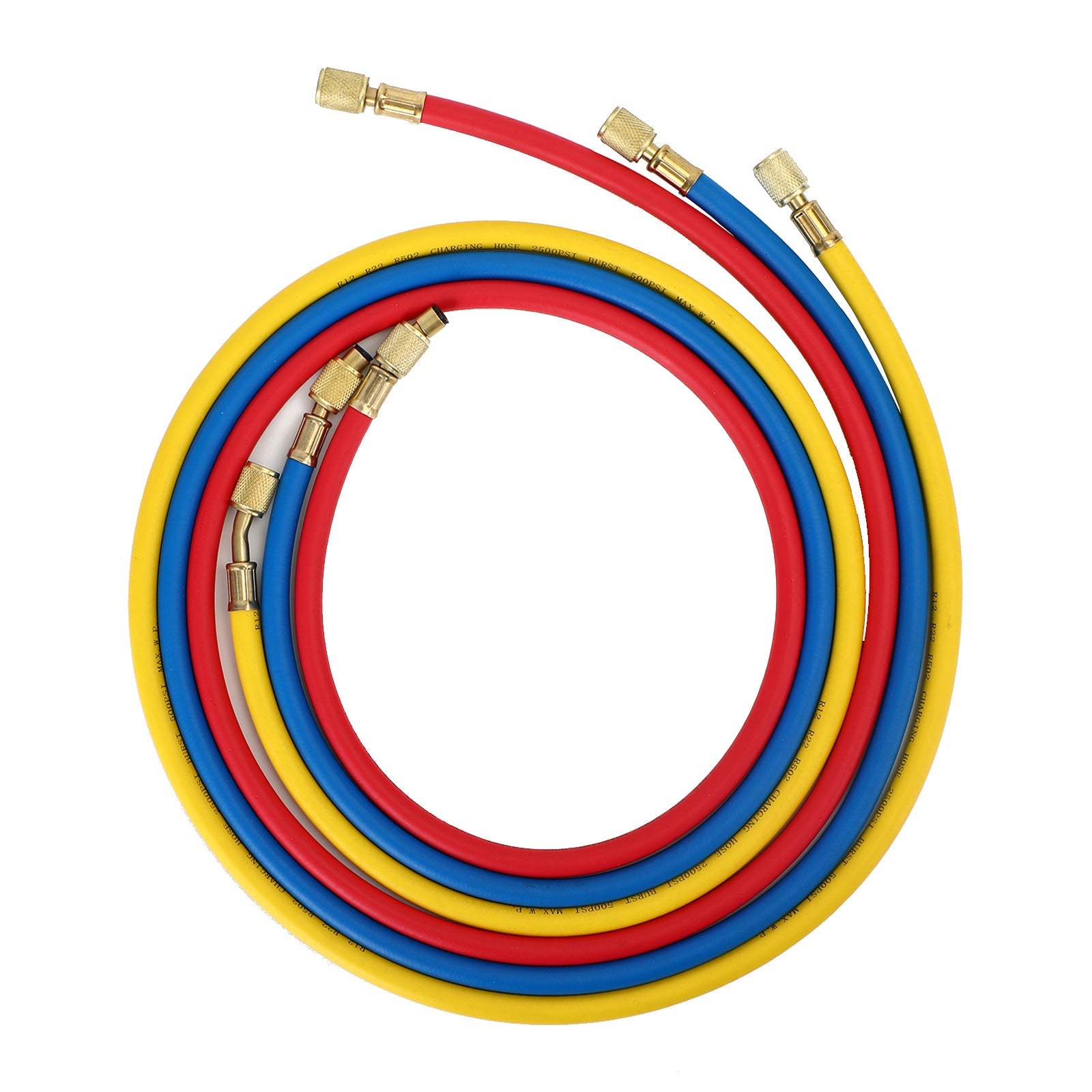 1/4" SAE 60" 5' Hadice na nabíjanie klimatizácie, rúrka na chladivo R134A, klimatizácia