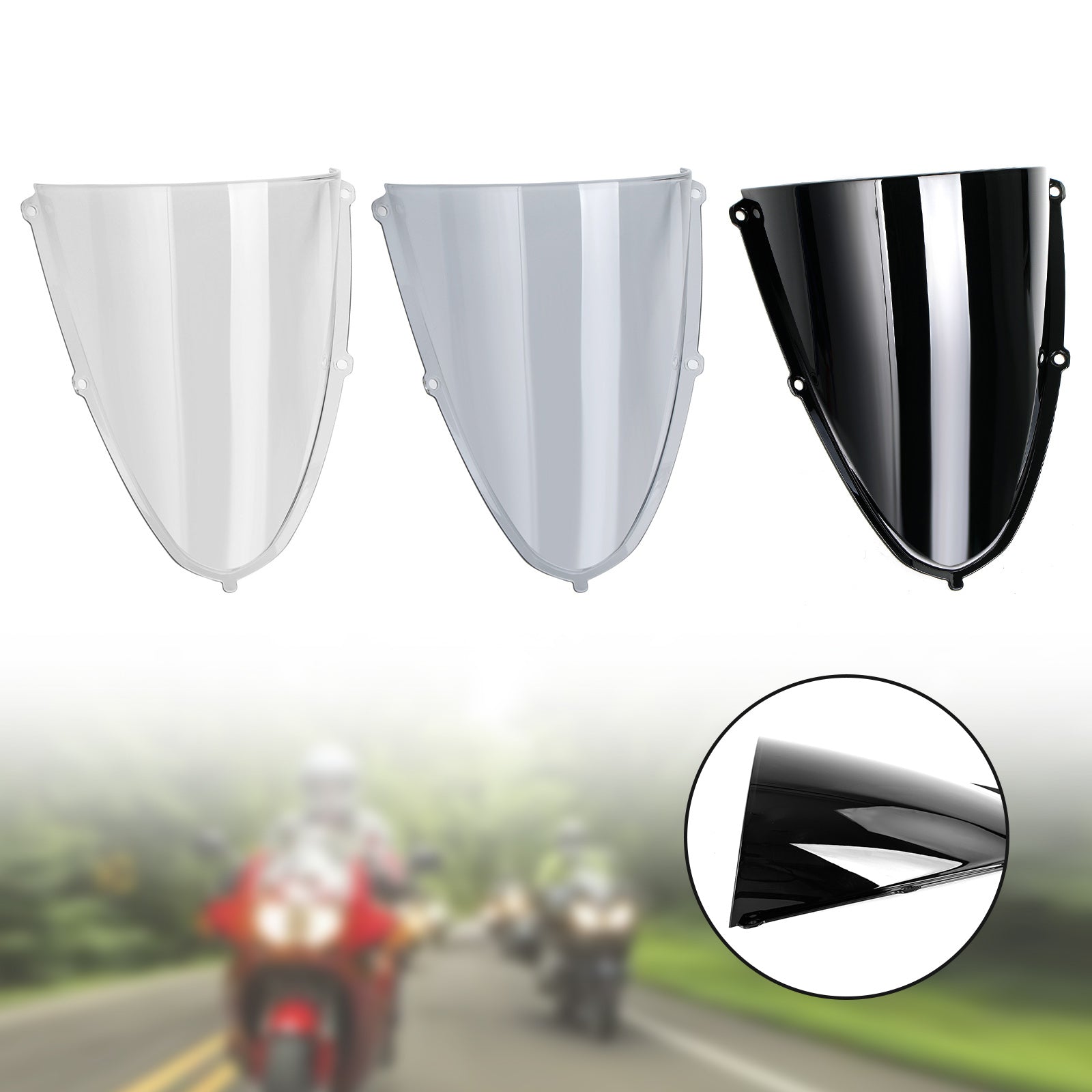 Aprilia RS660 2020-2022 ABS Motorsykkel frontrute frontrute