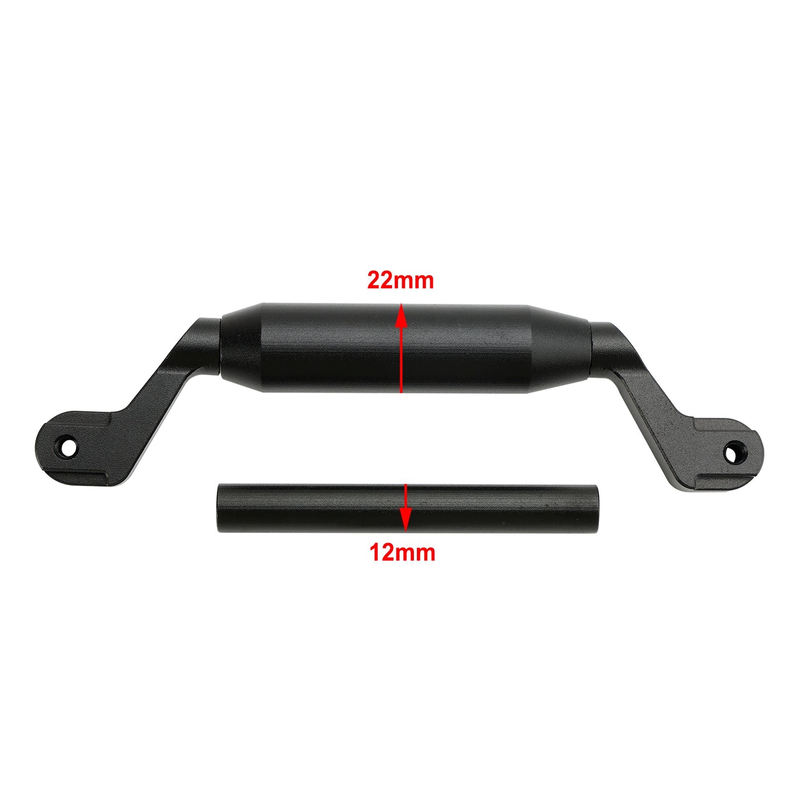 2022-2023 Triumph Tiger 1200 Suporte de navegação por telefone GPS Bracket Extension Black
