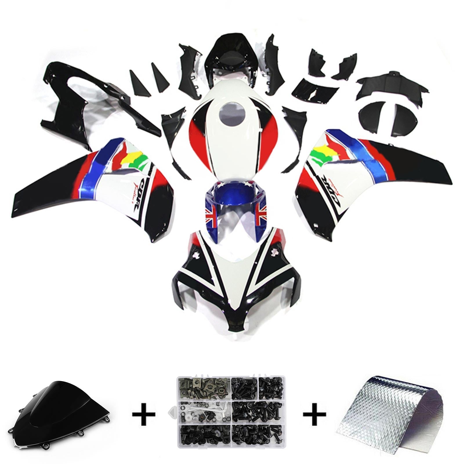 2008-2011 Honda CBR1000RR vstrekovacia kapotážová súprava Bodywork plast#180