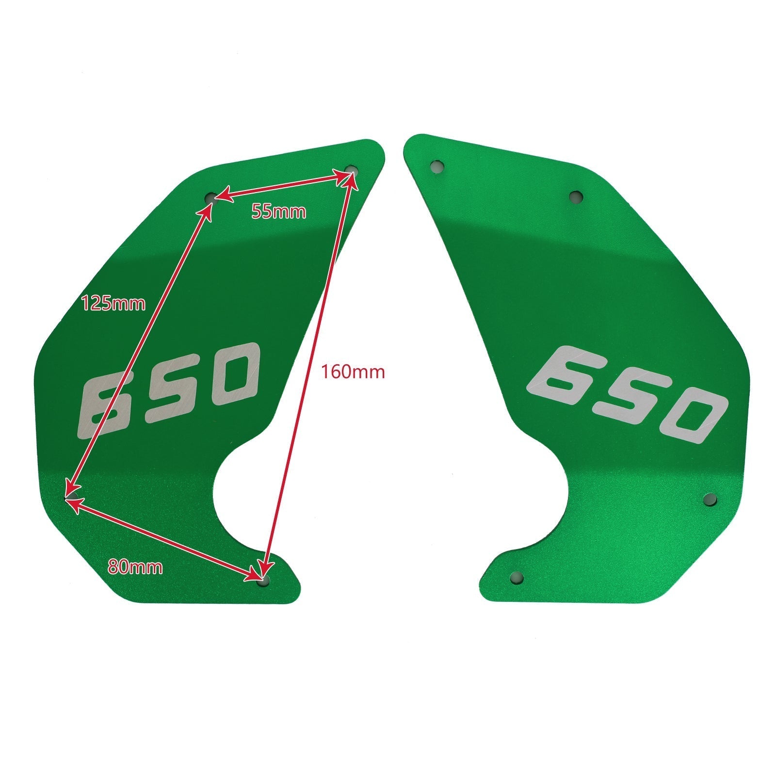 Motordekselplate sidepanel for Kawasaki Vulcan S ABS VN650 15-20 Cafe Green