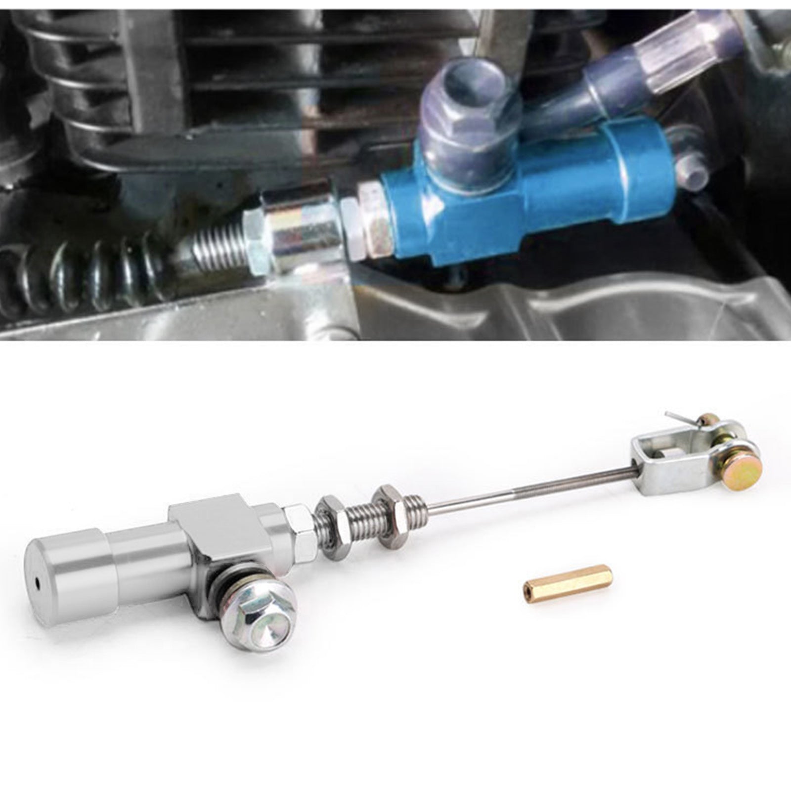 Bomba de freio de haste de haste mestre da embreagem hidráulica universal M10x1.25mm