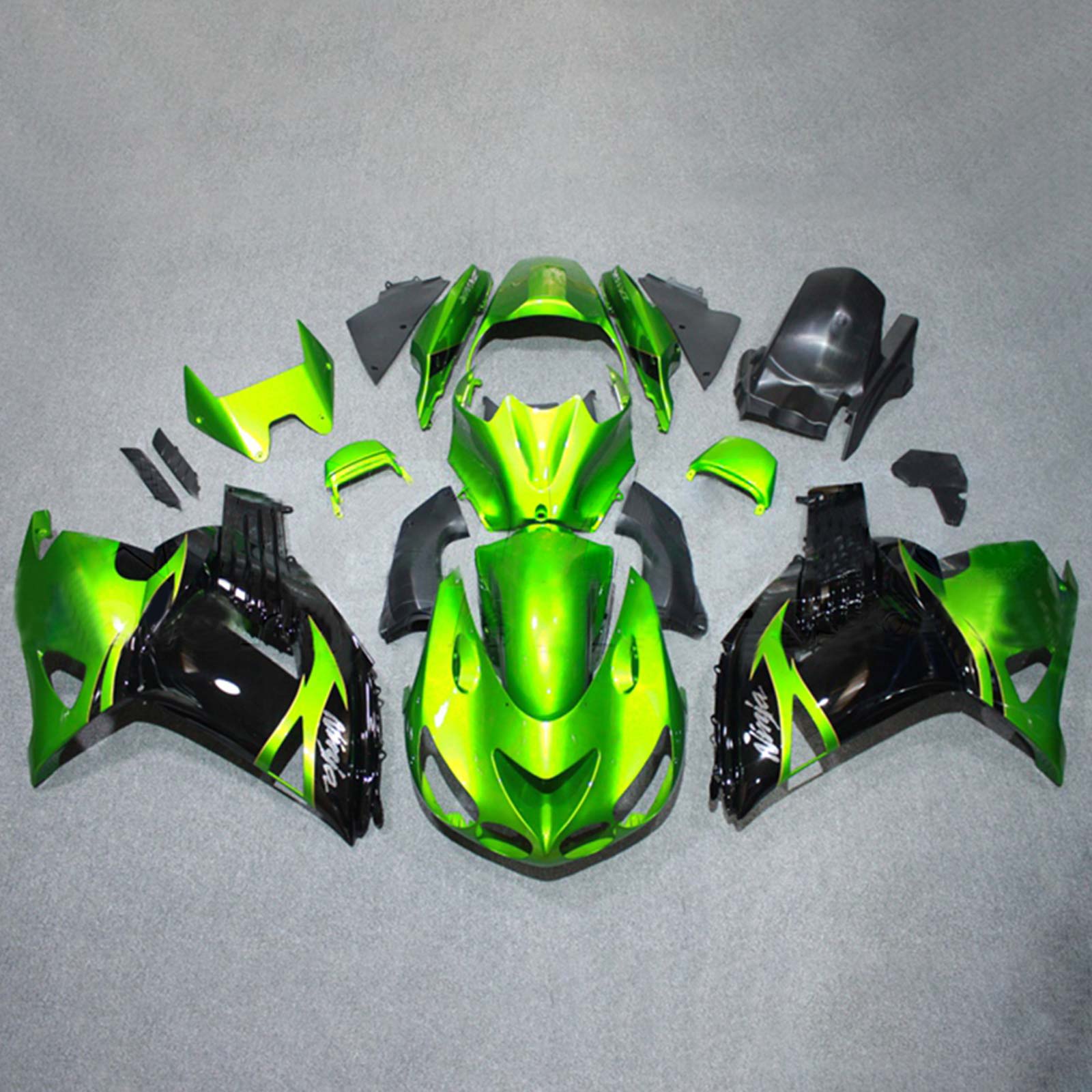 2006-2011 Kawasaki ZX14R Kit de carénage Kit de carrosserie en plastique Abs
