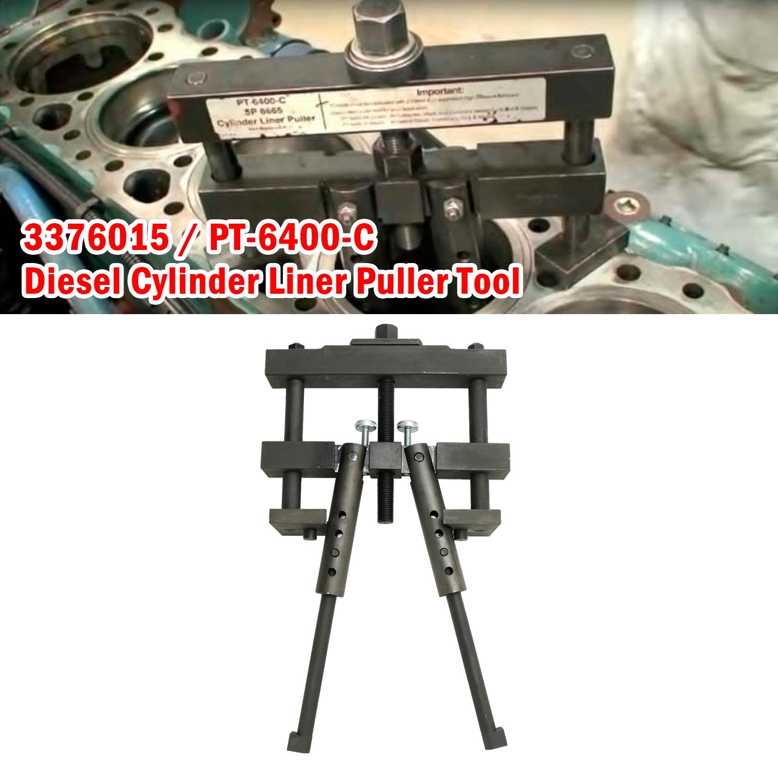 PT-6400-C Dieselcilindervoeringtrekker voor Caterpillar/Cummins/Volvo