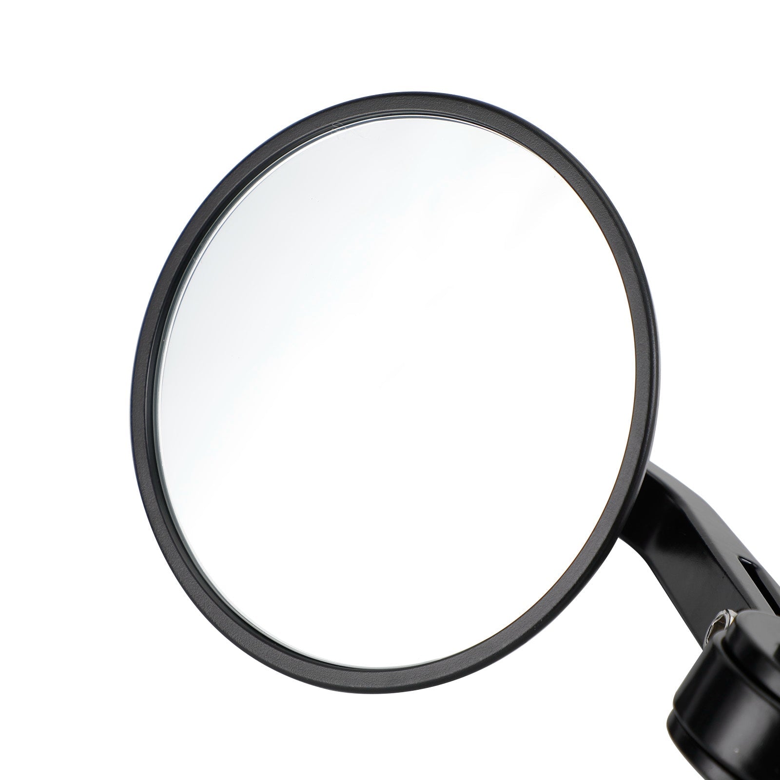 Par de espejos retrovisores antideslumbrantes de 22 mm personalizados para manillar 4" Billete negro redondo de calidad