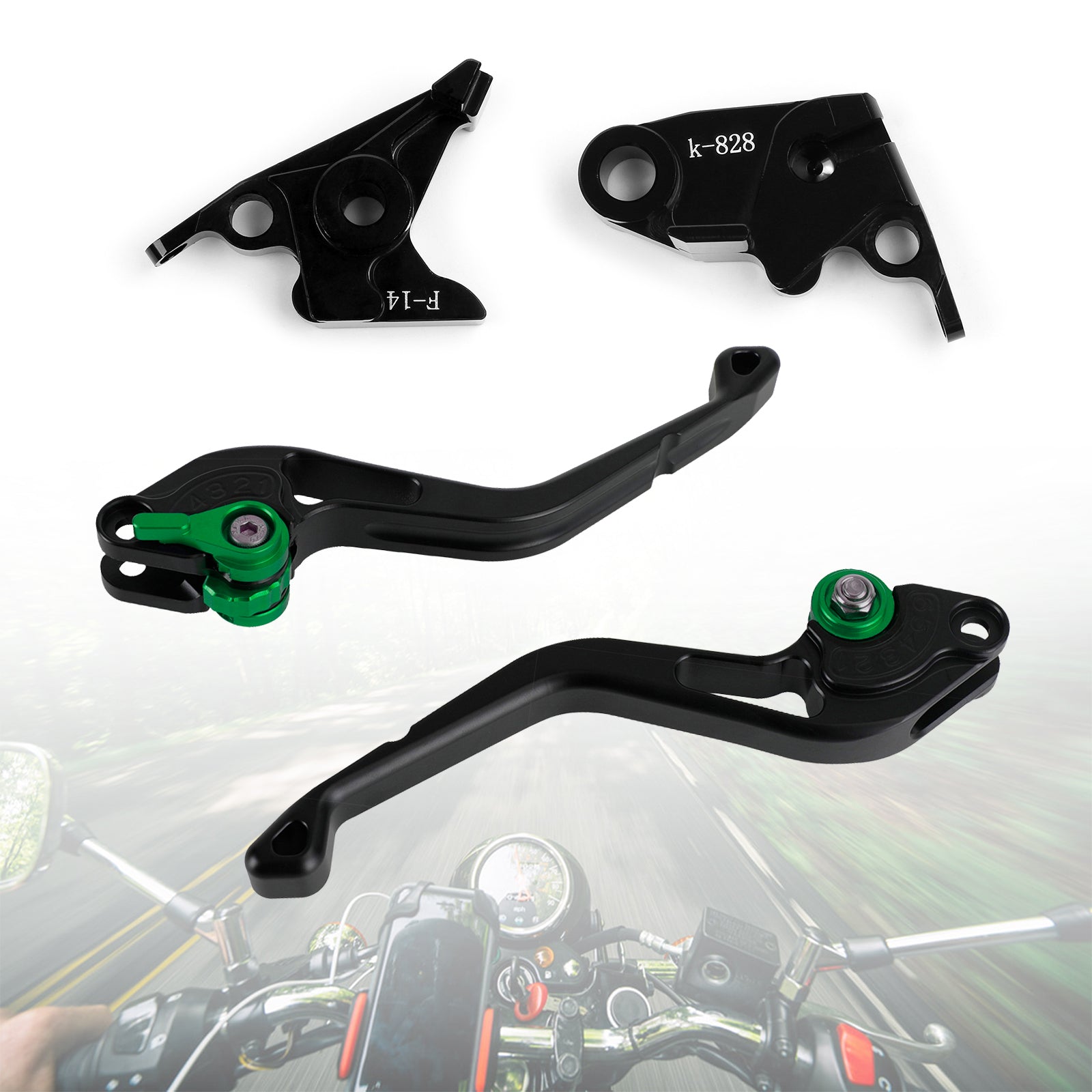 Kawasaki ZZR600 ZX6R ZX9R ZX10R Z1000 NUEVA palanca de freno de embrague corta