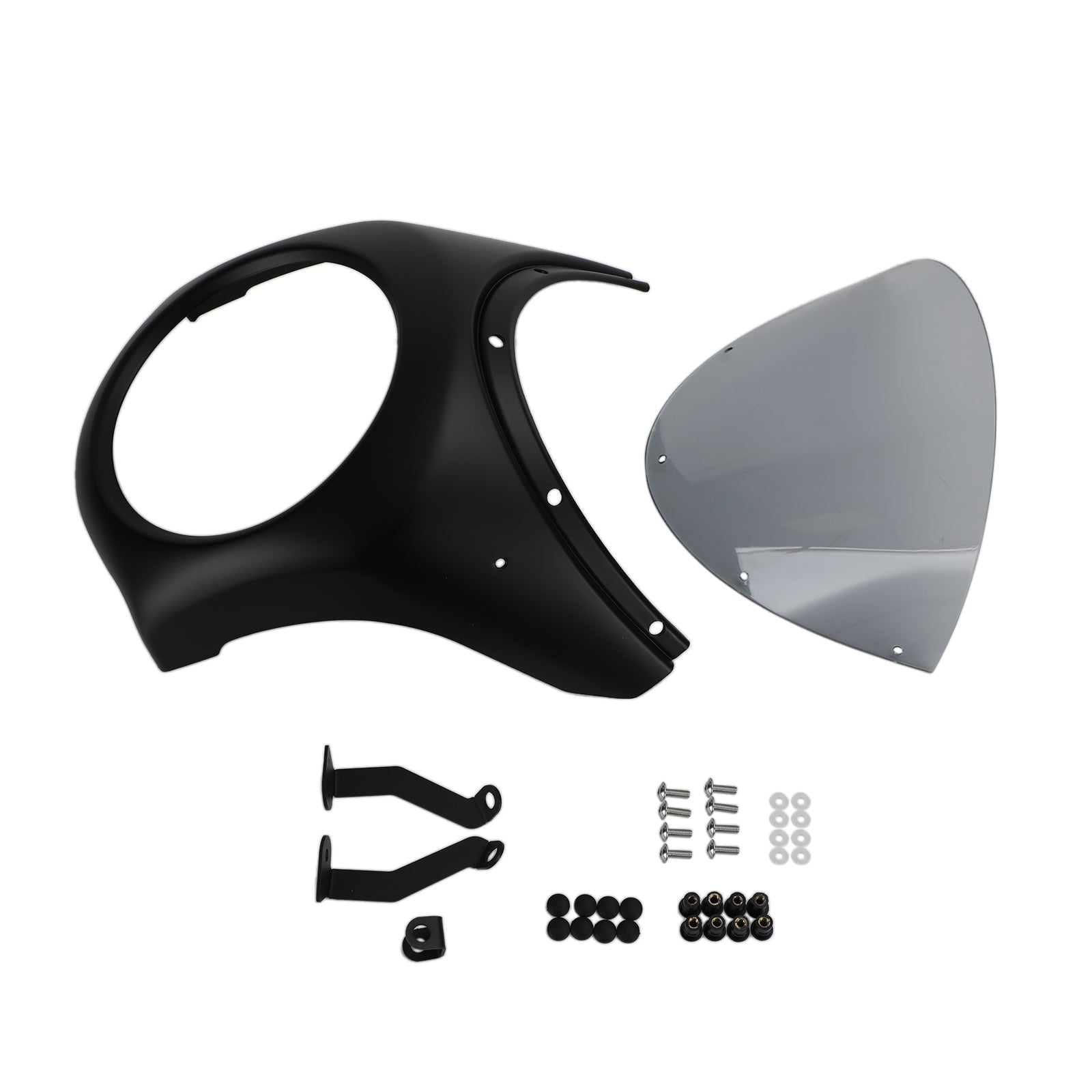 Černé sklo svetlometového skla pre honda cb1000r CB650R 2019-2021 b generic