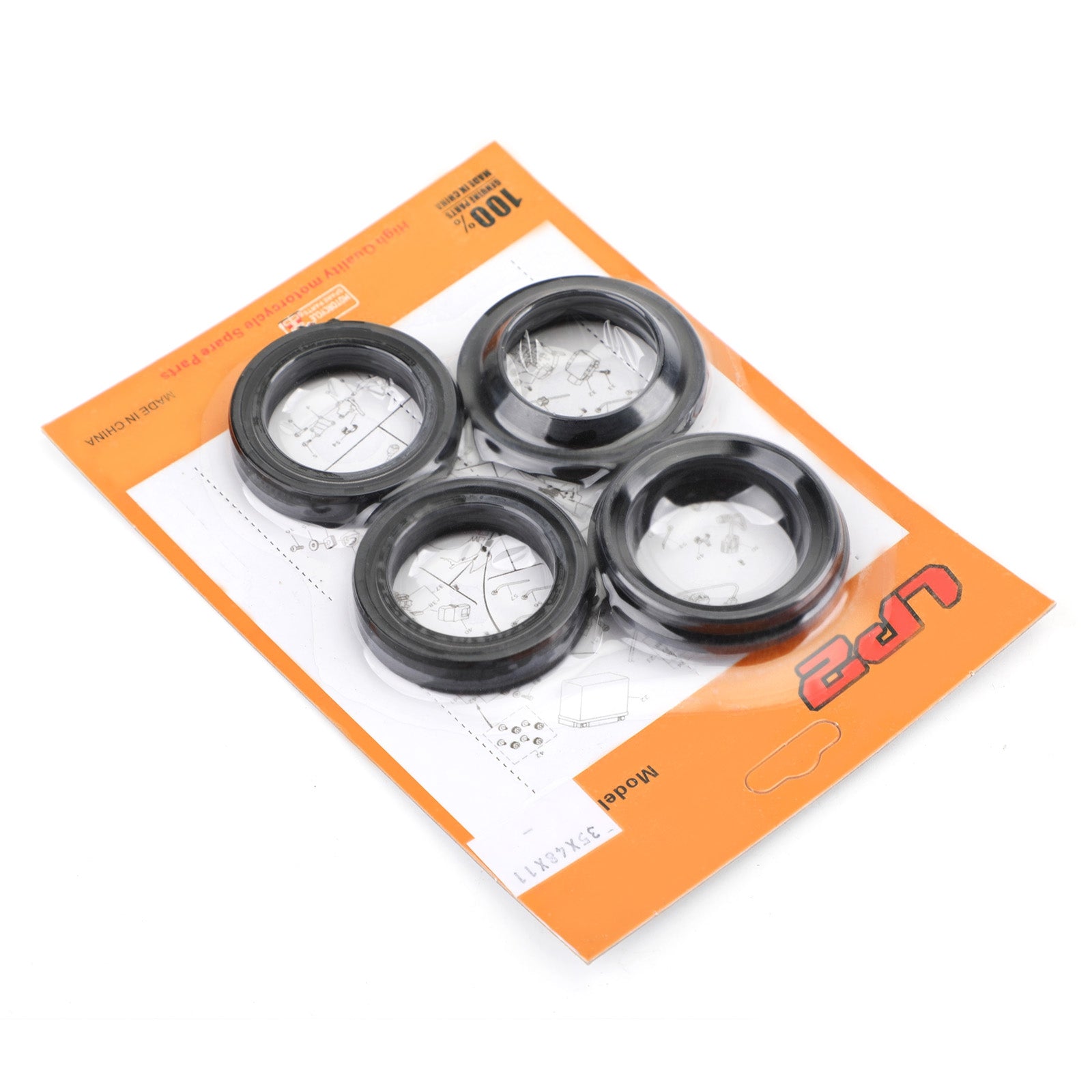 Fork Oil Dust Seal Kit för Honda CB 91255-KBH-003,51490-GS2-305,51490-KL4-951 Generic