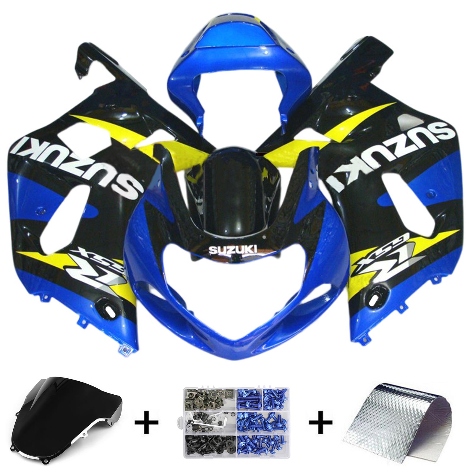 2001-2003 Suzuki GSXR600 GSXR750 K1 FAIRING KIT BODYWORK ABS