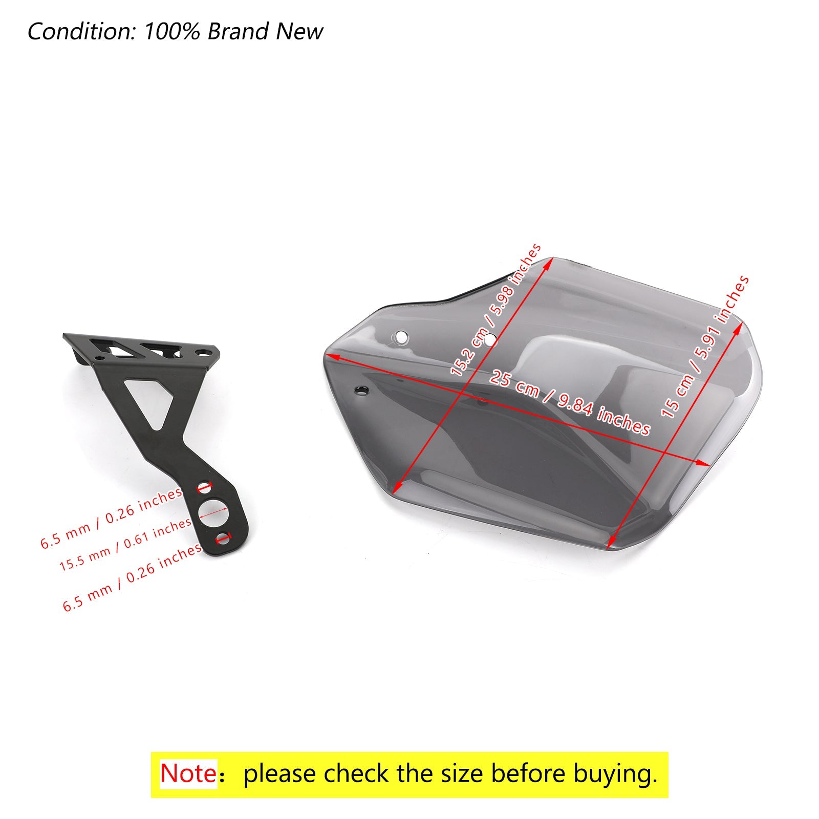 Handguard-styret Handskalskydd för BMW K1600GT K1600GTL 2011-2016 Generisk