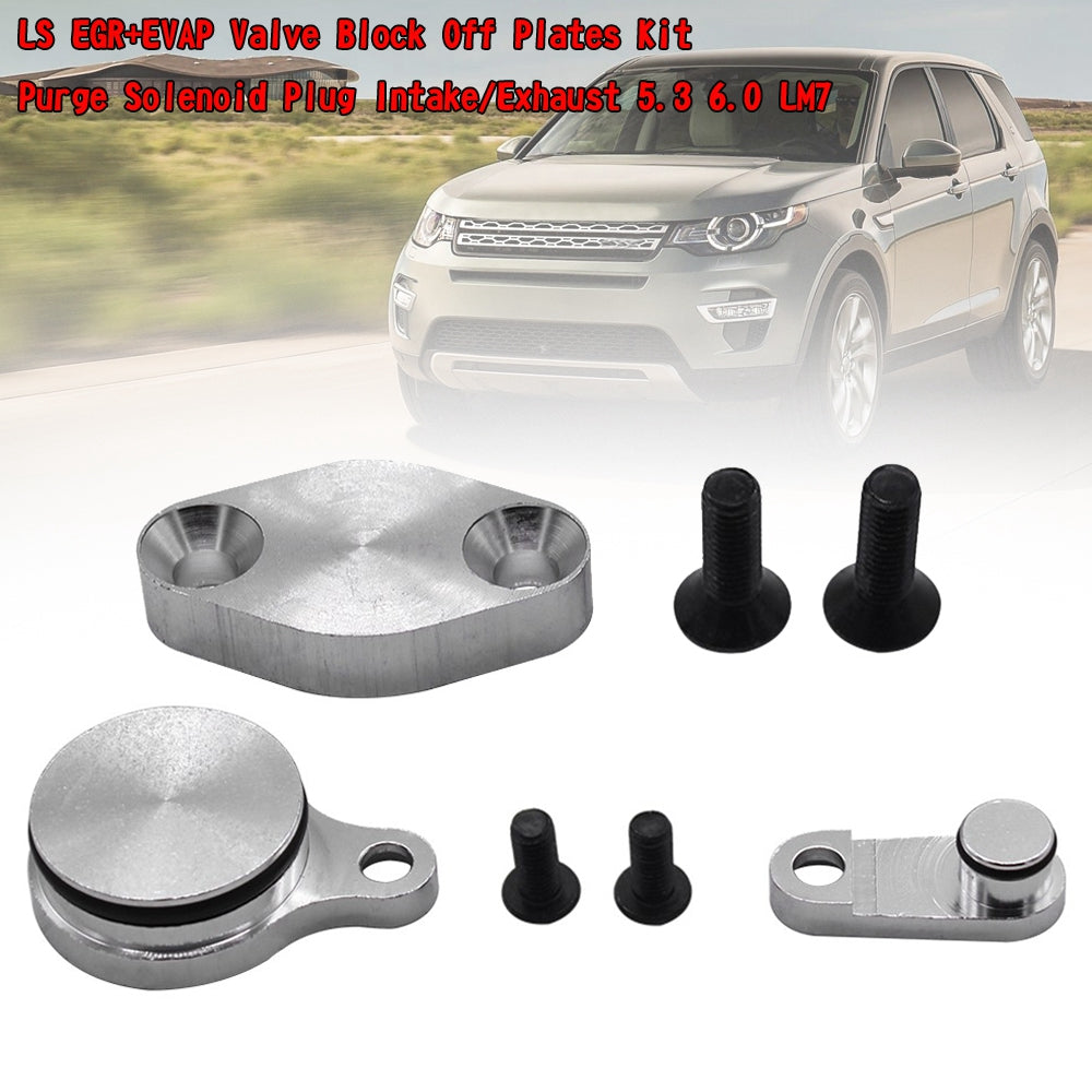 LS EGR+EVAP-klepblokkeringsplatenset Spoelmagneetplug Inlaat/uitlaat 5,3 6,0 LM7 Algemeen