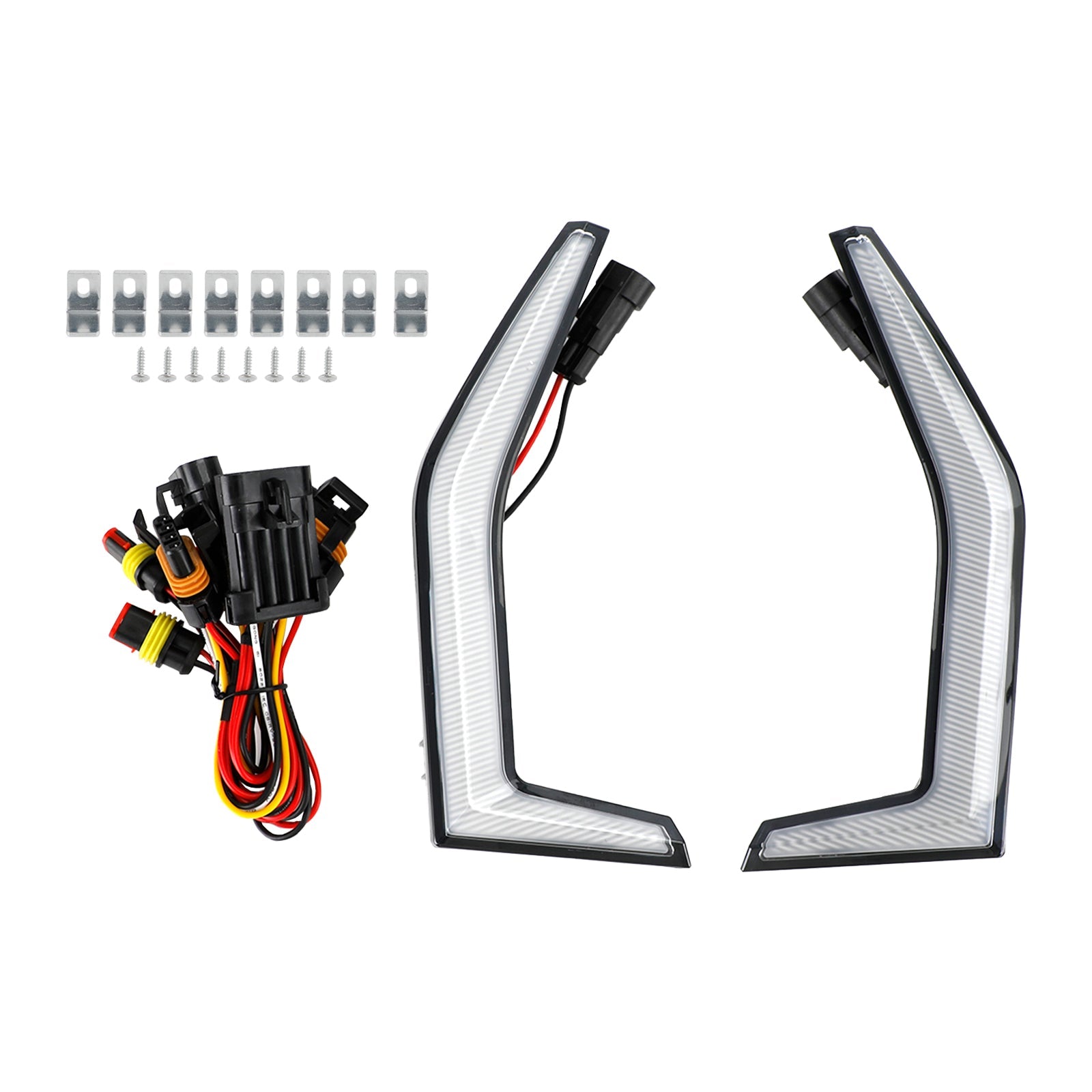 Kawasaki Teryx KRX 1000 2020-2023 Fang Accent Grill Lámparas Luz delantera LED