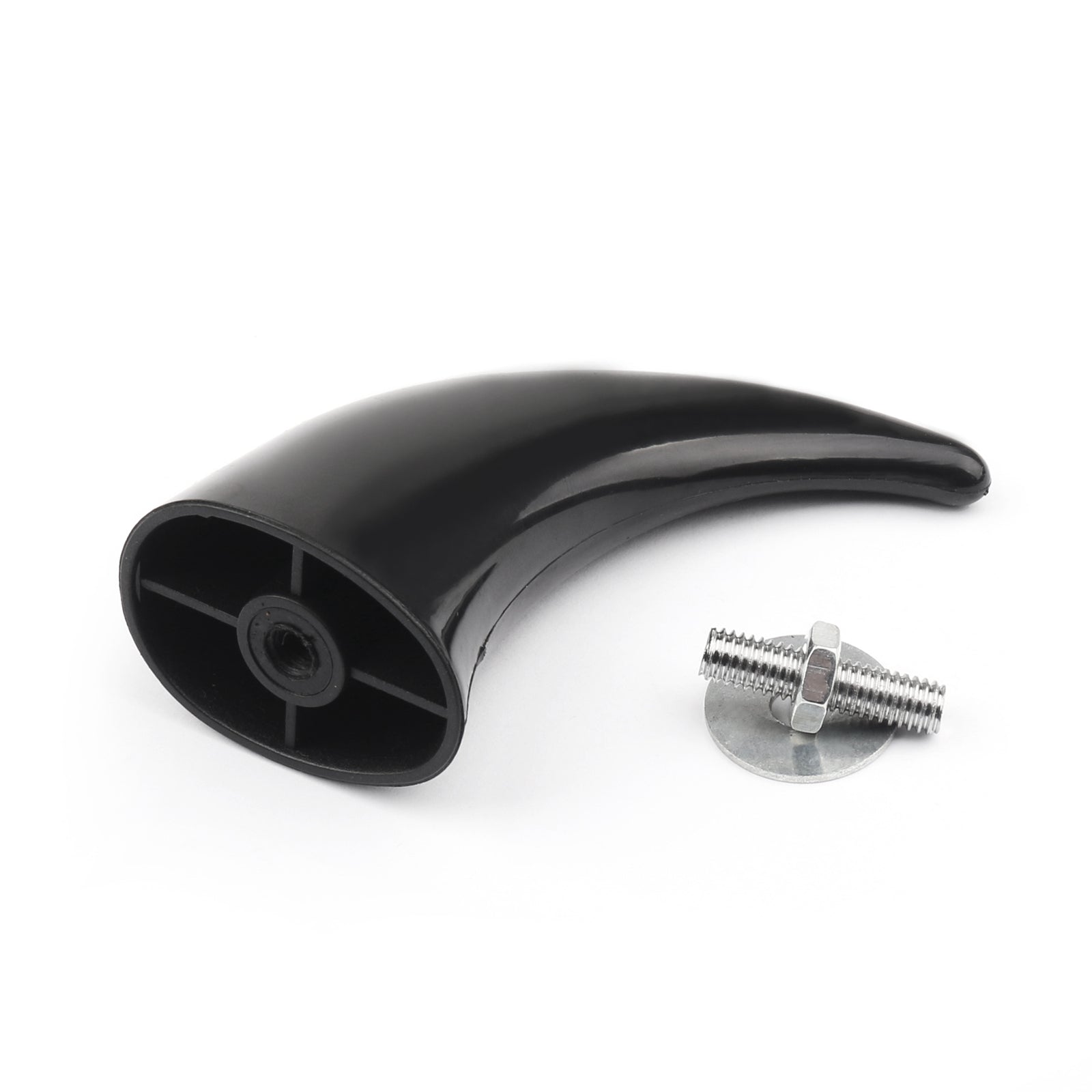 1X Motor ABS guardabarros delantero decoración cuerno punta para Dyna Glide Blk genérico