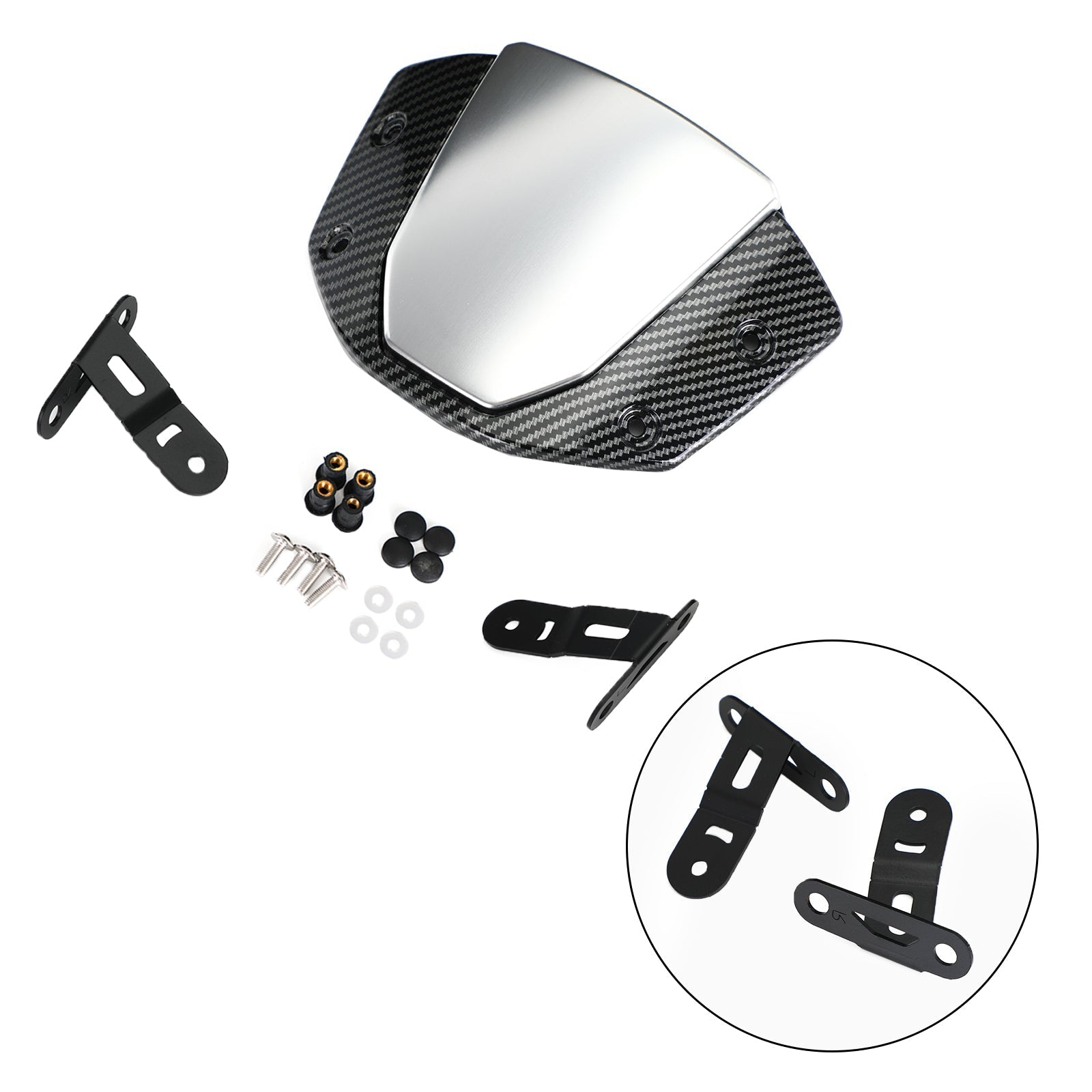 Vindrutan vindruteskydd passar för Honda CB125R CB250R CB300R 2018-2020