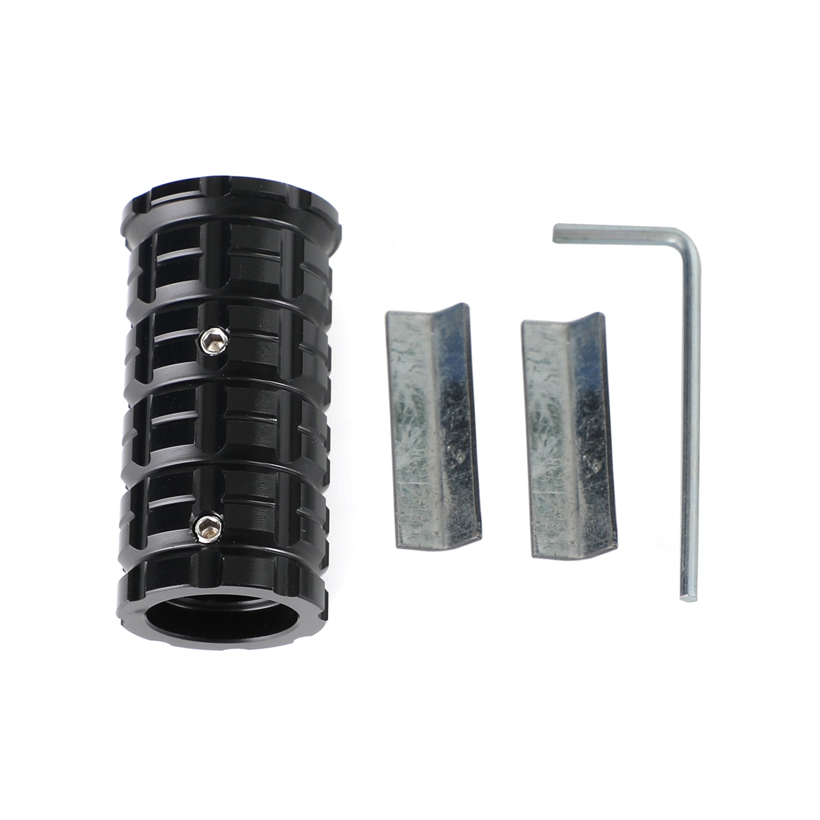 Extensor de clavija de extensión de pedal de freno de aluminio universal para la mayoría de motocicletas gris genérico