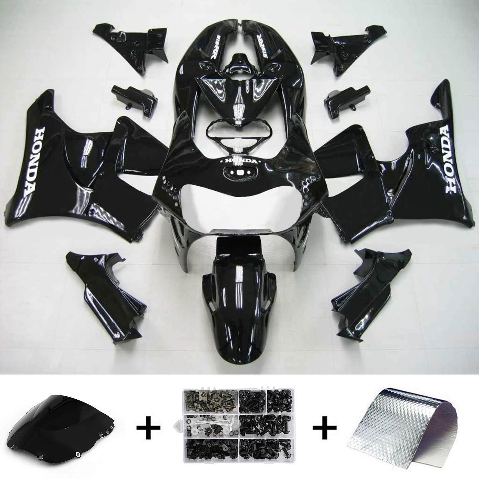 1998-1999 Honda CBR900RR 919 Kit de carénage injection Amotopart Bodywork Plastic Abs # 104