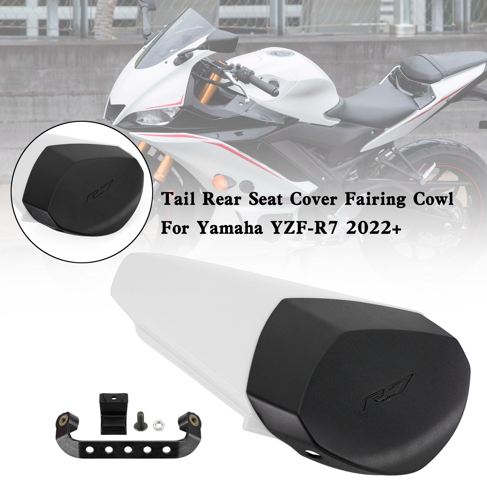 2022-2023 YAMAHA YZF-R7 YZF R7 zadné sedadlo Cover Cover COWL COWL