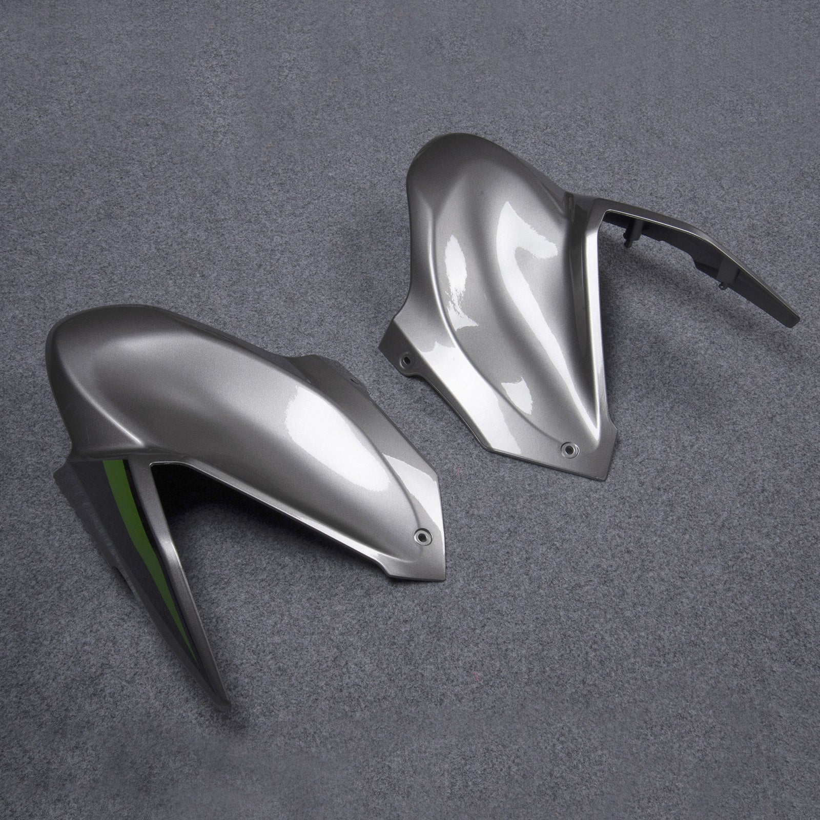 2017-2019 Kawasaki Z900 Amotopart Silver Green Injection de carrosserie en plastique