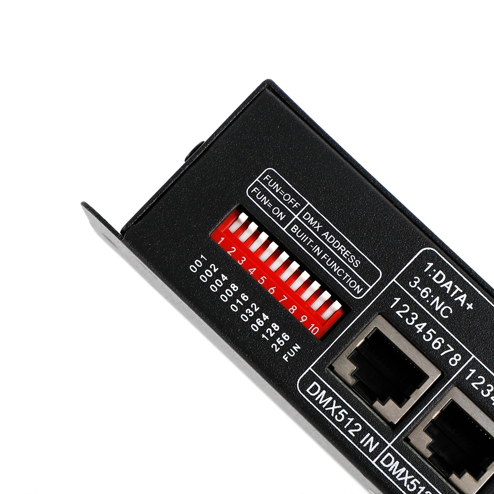 LED RGBW Controller 4x8a avkodare med digital display 4-kanal DMX512-4CH