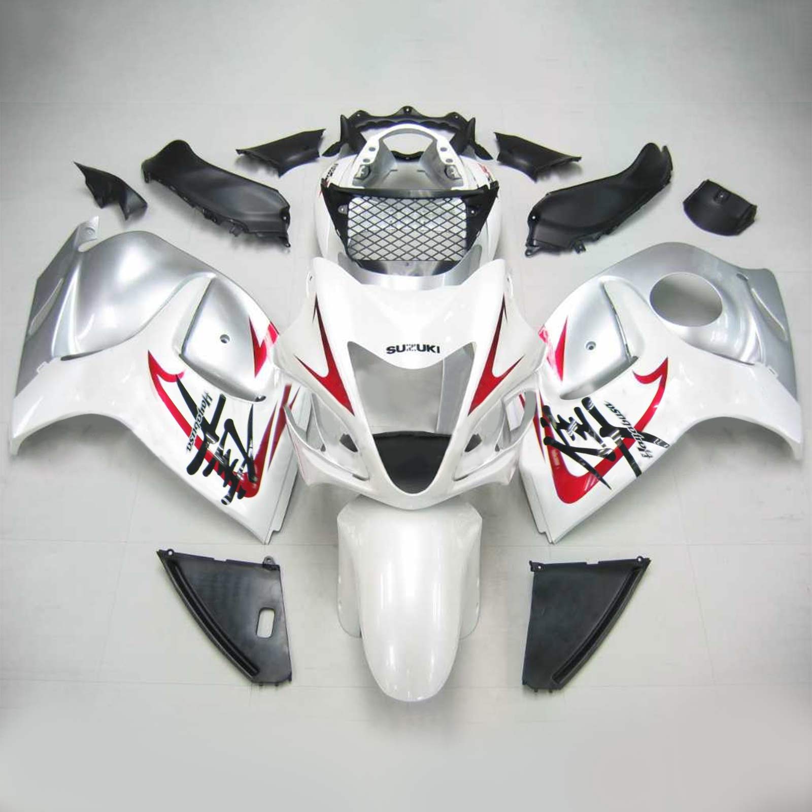2008-2020 Suzuki Hayabusa GSX1300 Amotopart Kit de carénage d'injection carrosserie plastique ABS #110