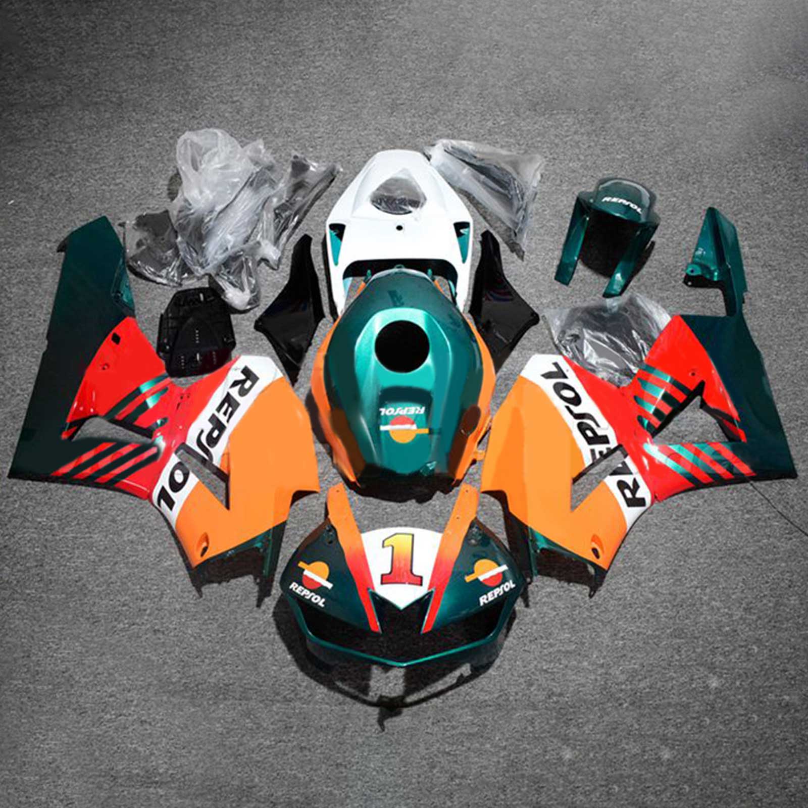 2013-2020 Honda CBR600RR F5 Kit de camence d'injection Bodywork Plastic Abs # 159